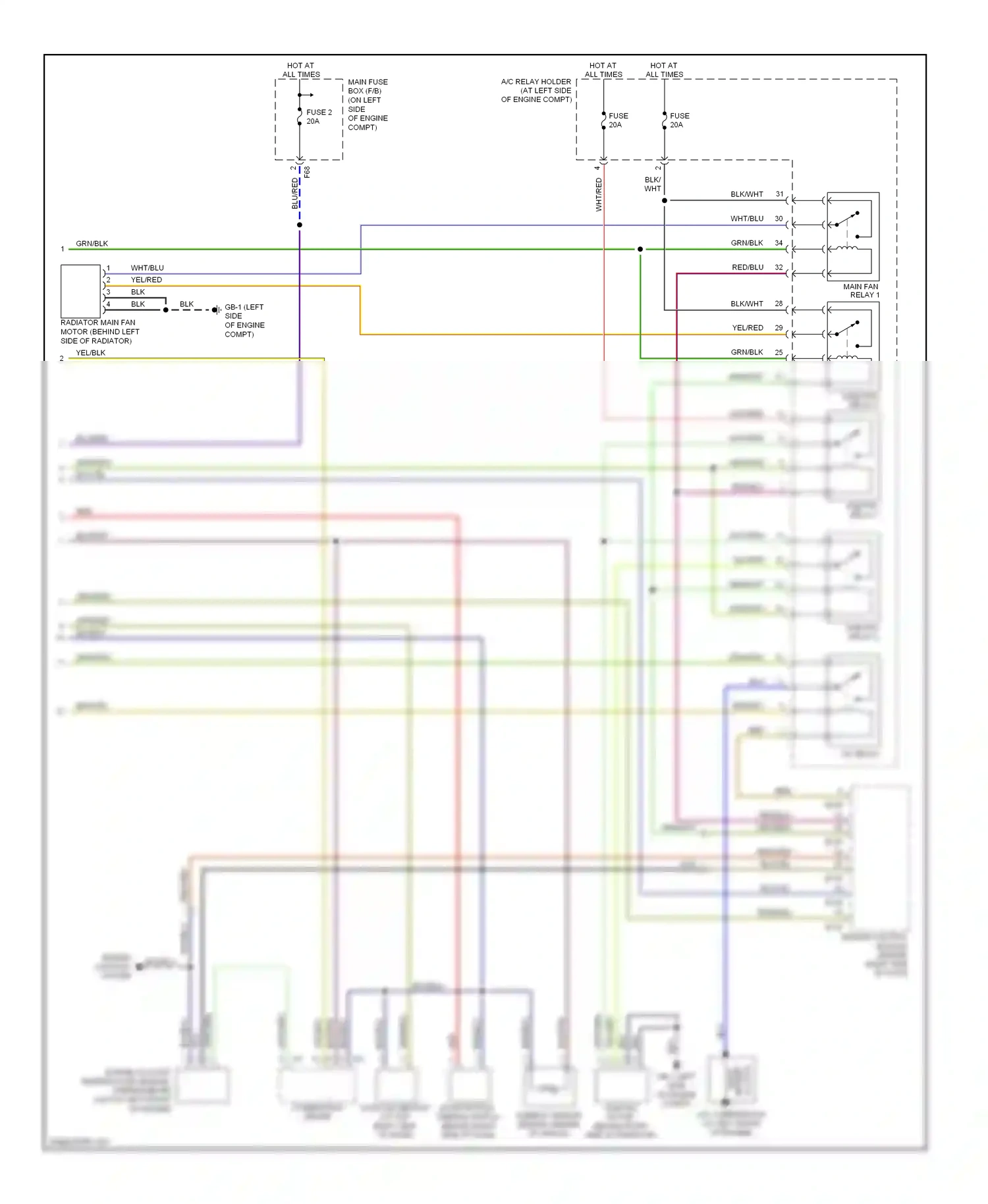 Wiring diagram nca for Subaru Outback BP facelift (2006-2009) (4 of 80)