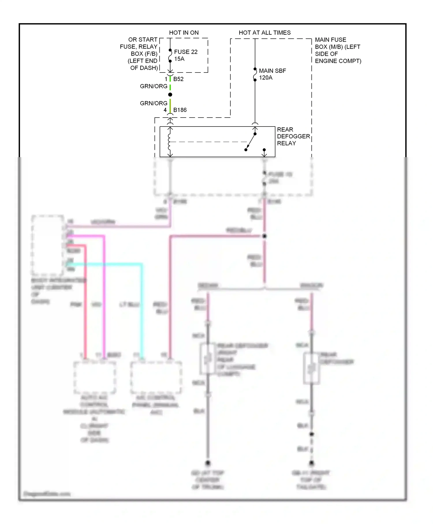Wiring diagram nca for Subaru Outback BP facelift (2006-2009) (9 of 80)