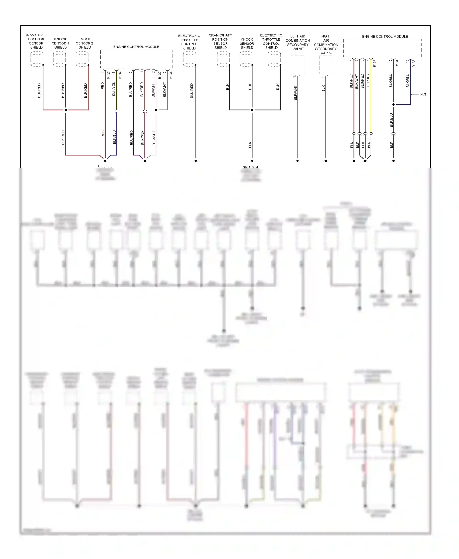 Wiring diagram org/ for Subaru Outback BP facelift (2006-2009) (5 of 37)