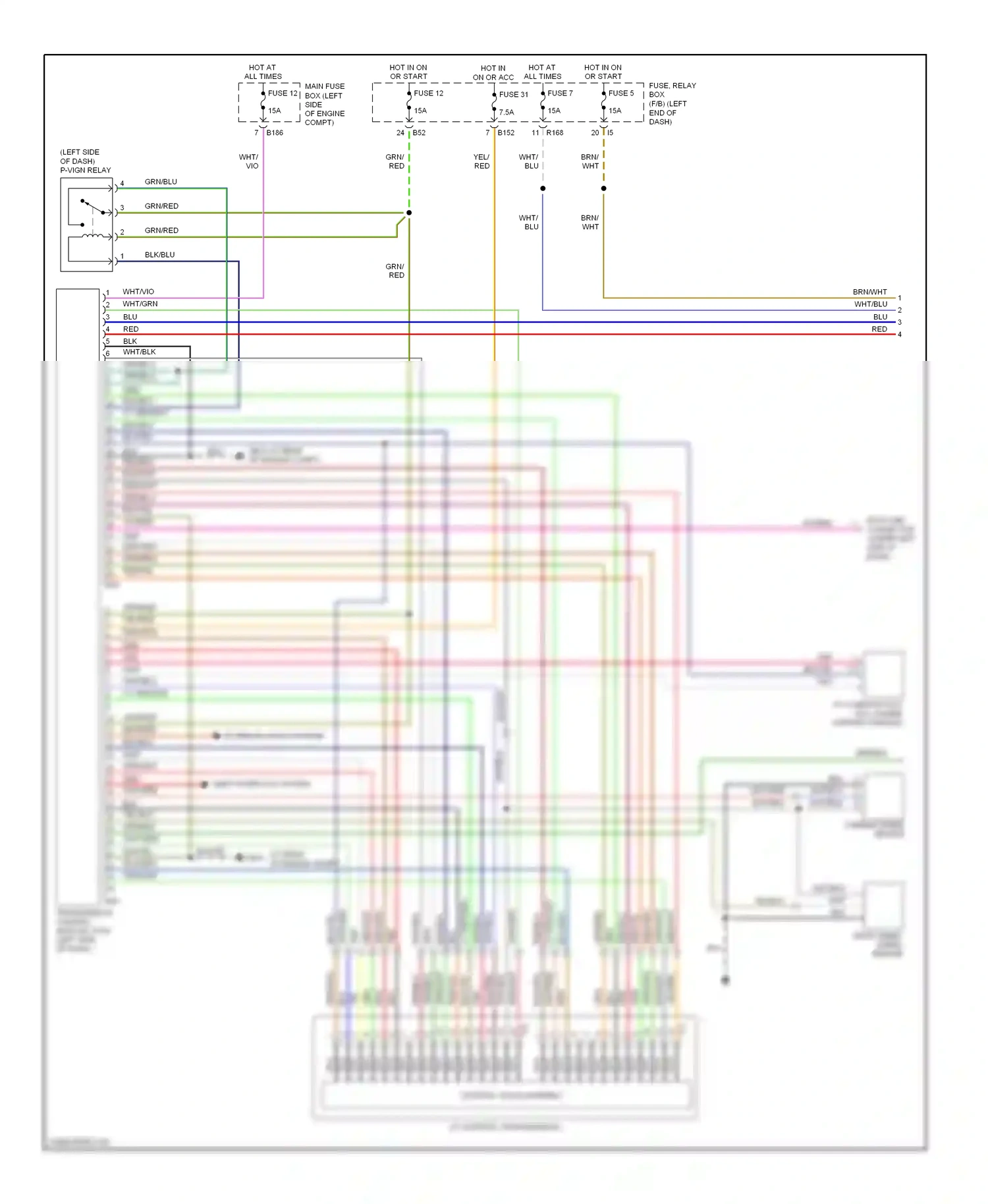 Wiring diagram pnk for Subaru Outback BP facelift (2006-2009) (28 of 32)