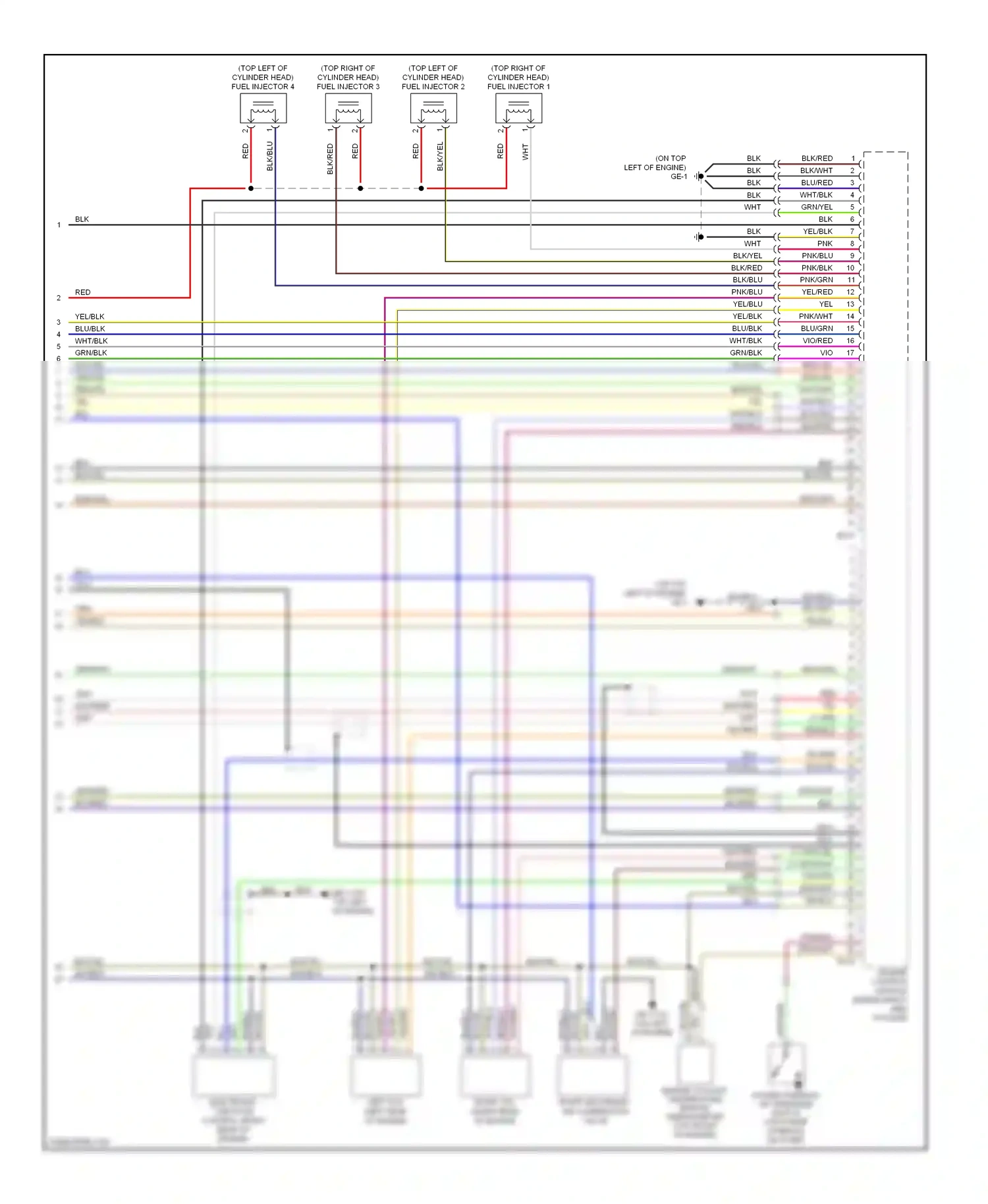 Wiring diagram pnk/blk for Subaru Outback BP facelift (2006-2009) (6 of 7)