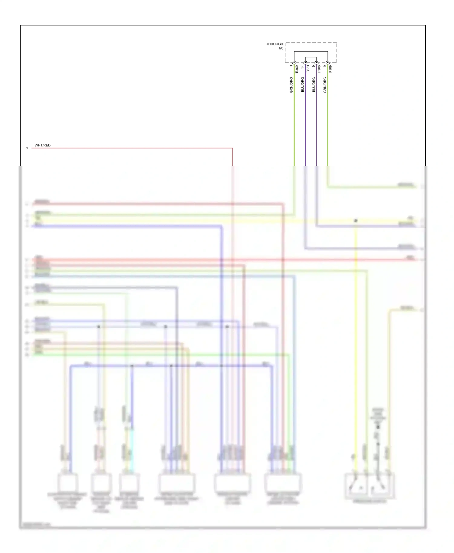 Wiring diagram pressure switch for Subaru Outback BP facelift (2006-2009) (1 of 2)