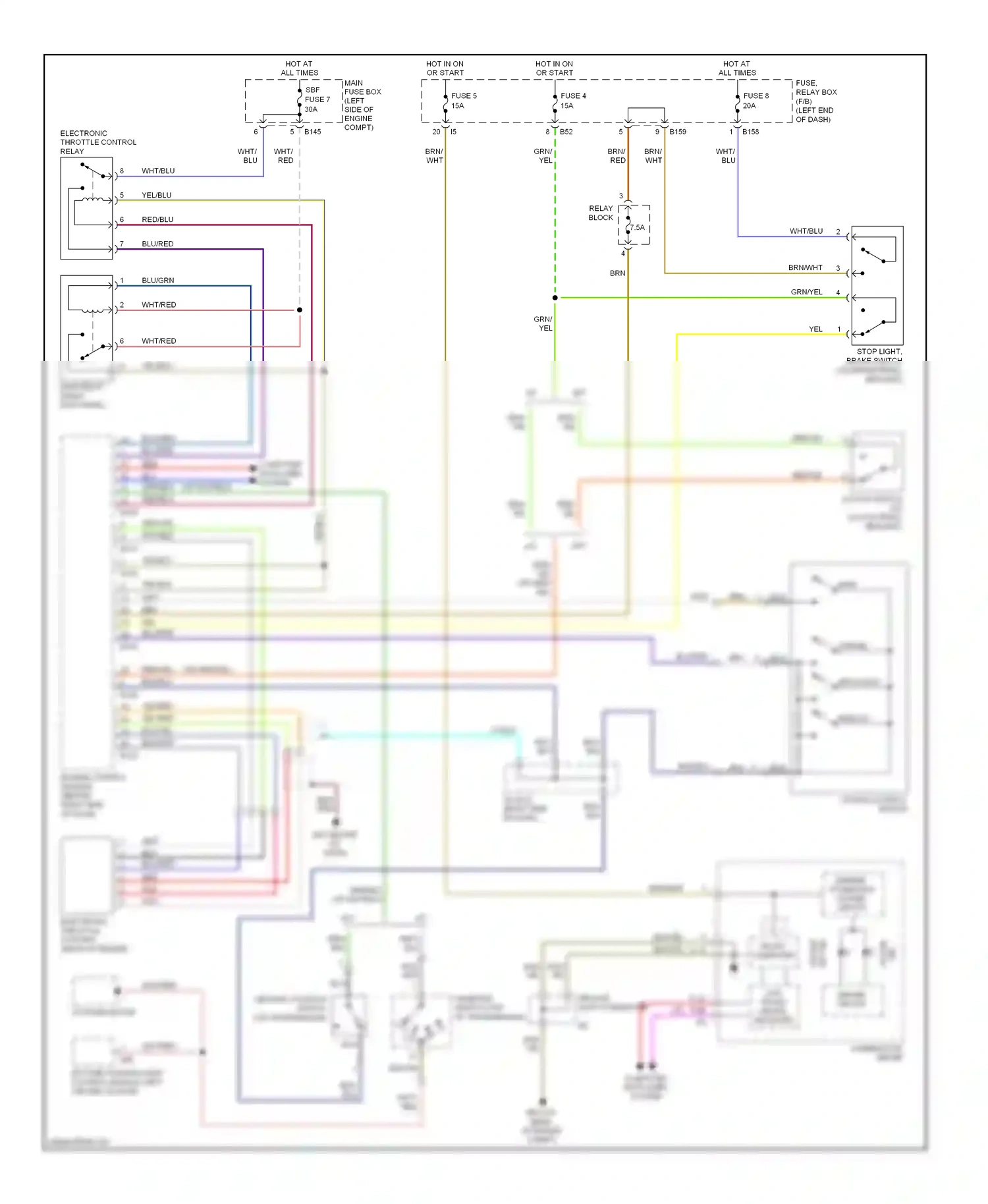 Wiring diagram red/blu for Subaru Outback BP facelift (2006-2009) (3 of 49)
