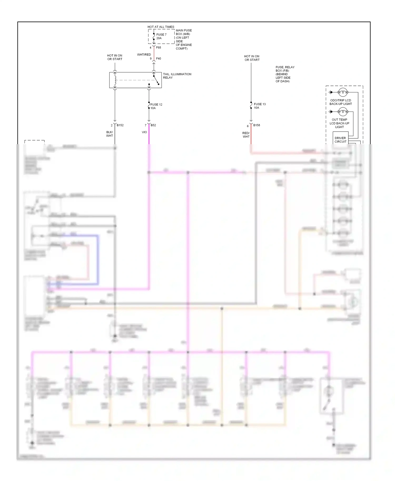 Wiring diagram vio for Subaru Outback BP facelift (2006-2009) (13 of 50)