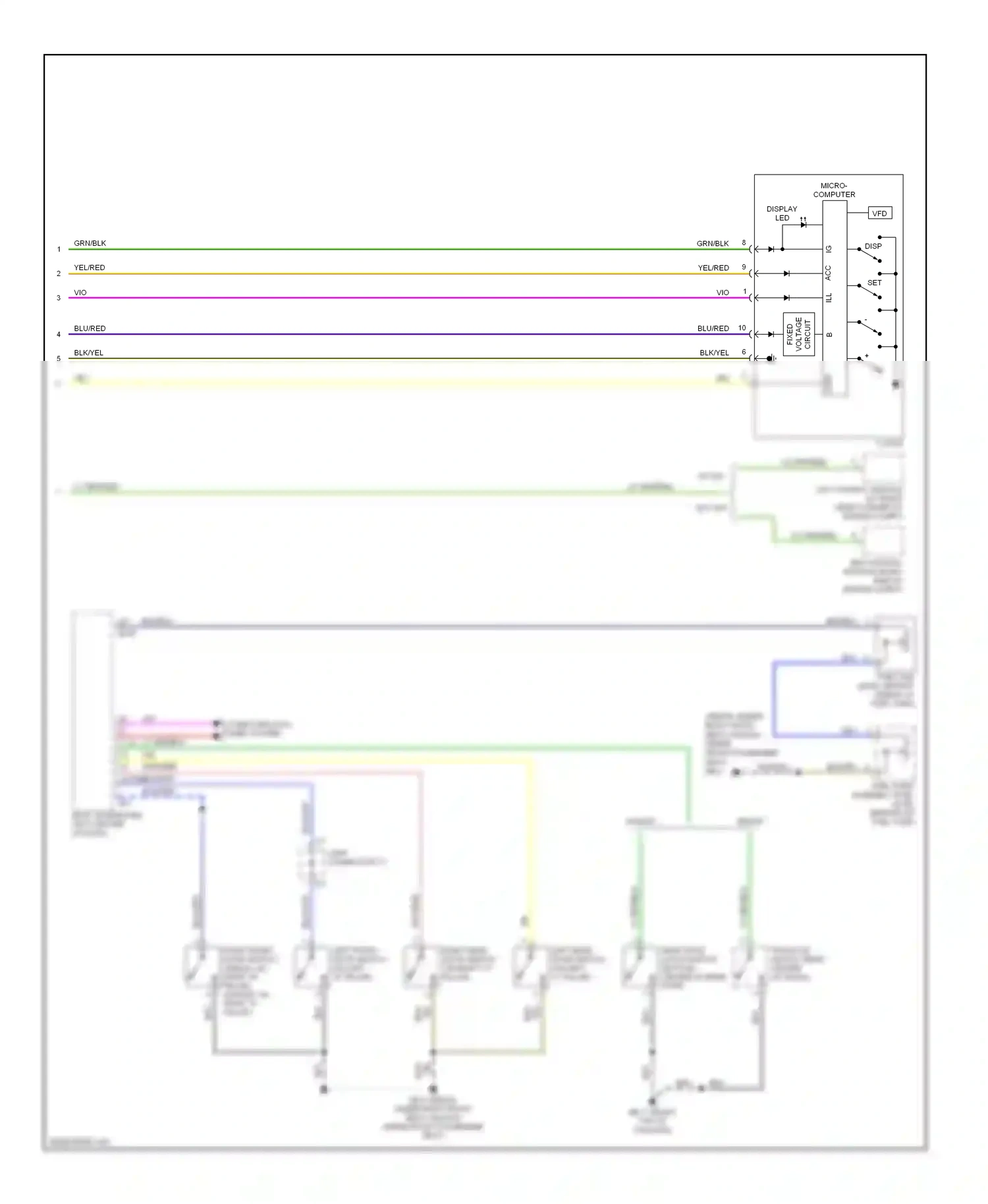 Wiring diagram w/ vdc for Subaru Outback BP facelift (2006-2009) (3 of 6)