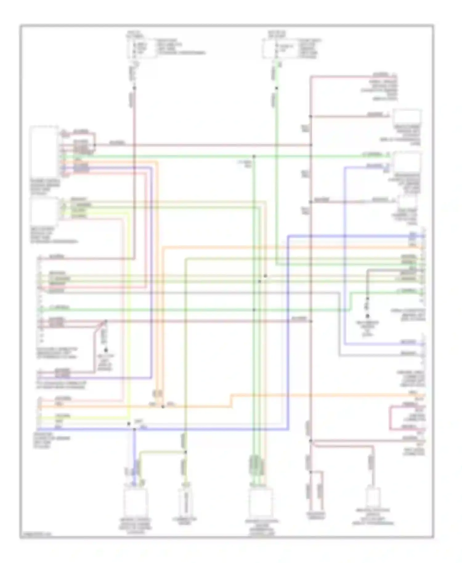 Outback Subaru BP (2003-2006): 2.5l turbo, computer data lines circuit