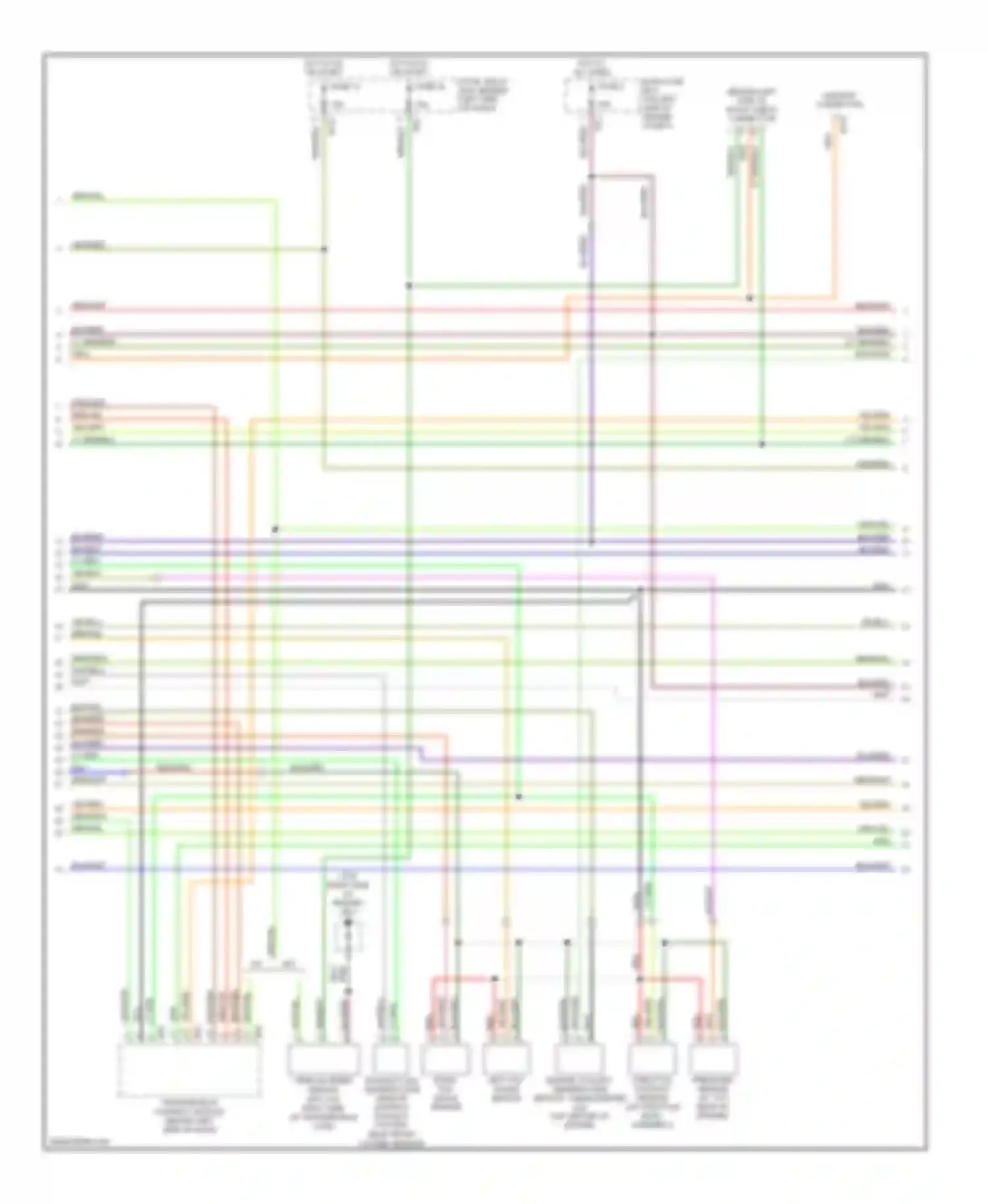 Outback Subaru BP (2003-2006): Wiring diagram engine performance 2.0l turbo (2 of 4)