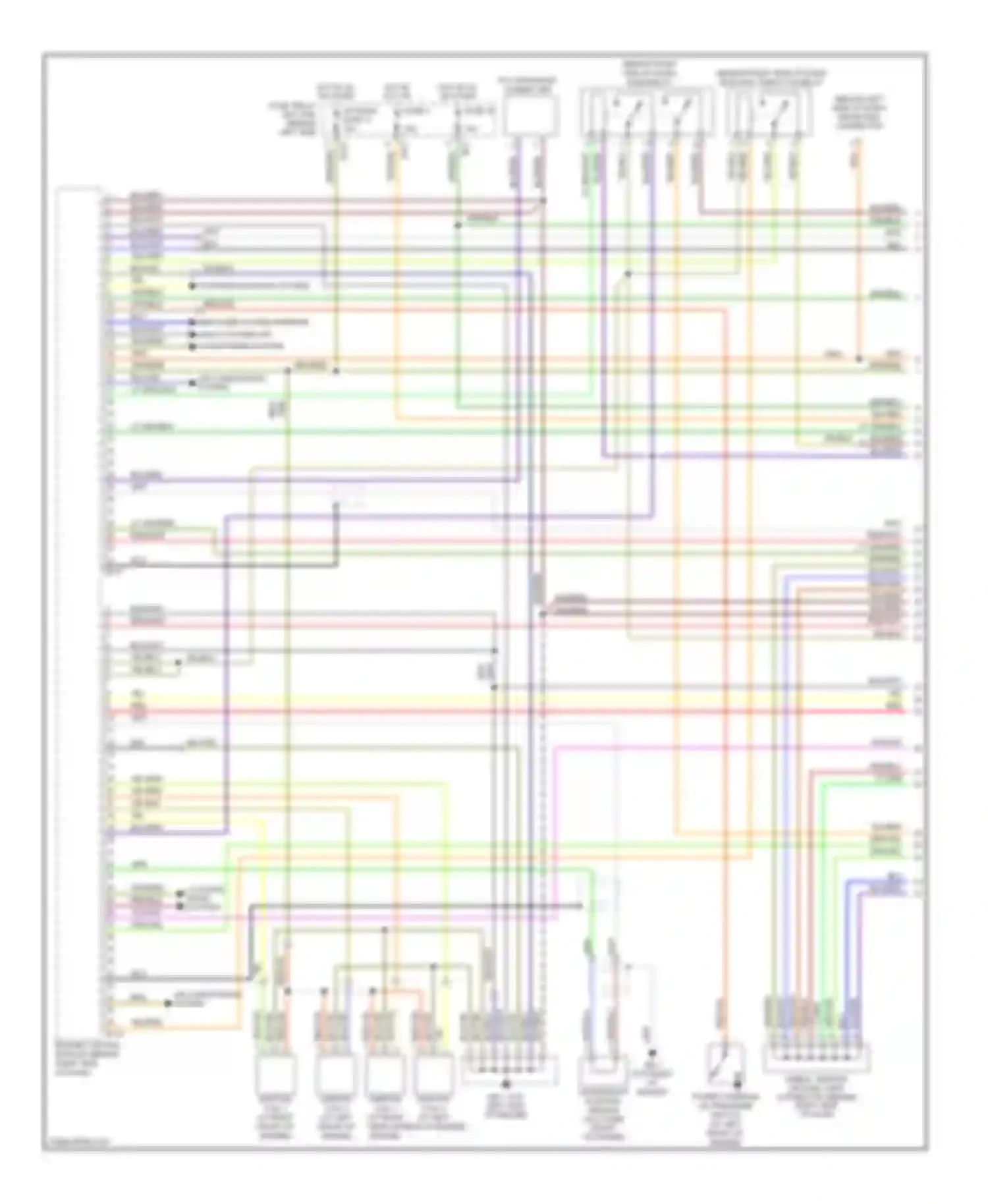 Outback Subaru BP (2003-2006): Wiring diagram engine performance 2.5l turbo (1 of 4)