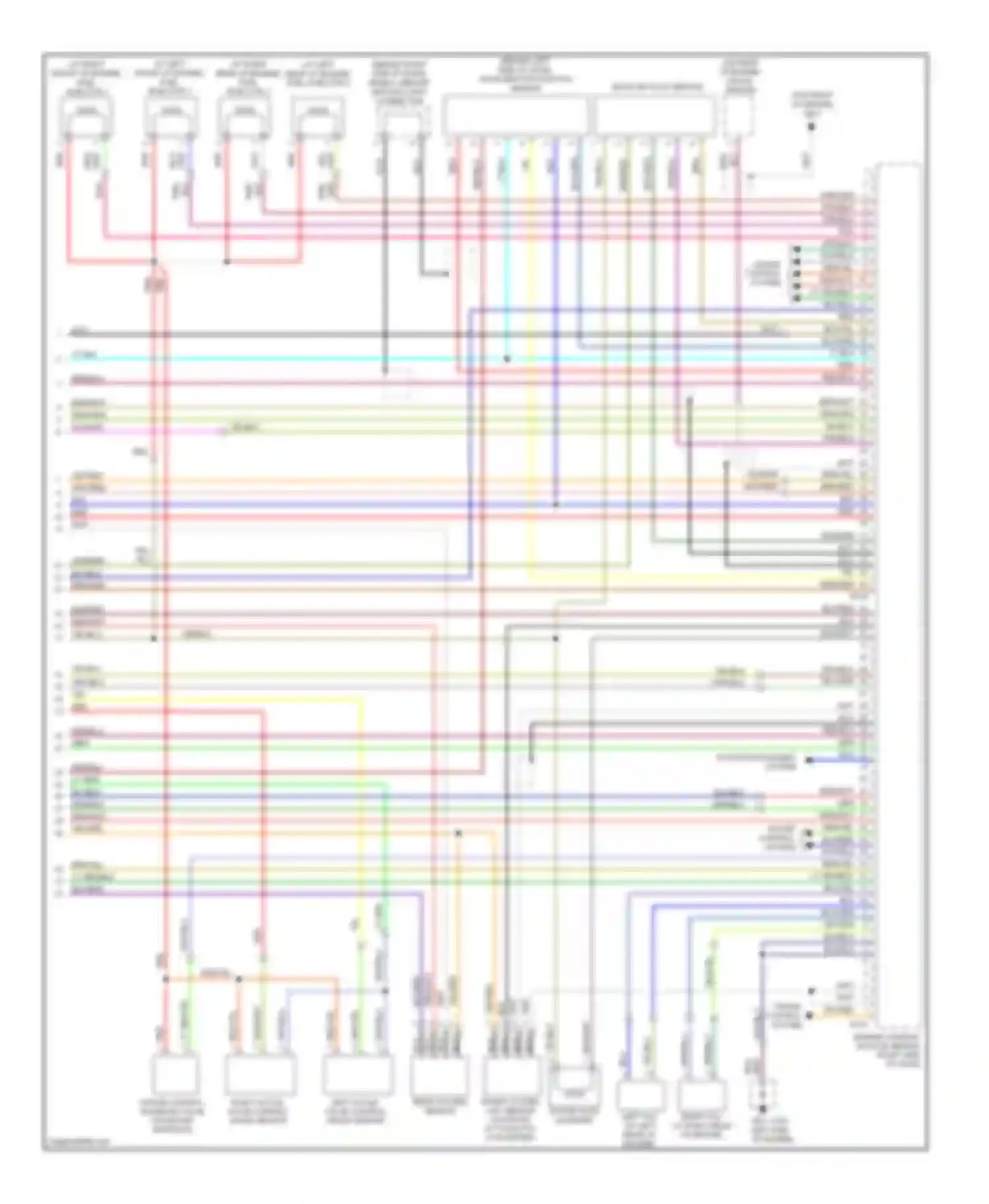 Outback Subaru BP (2003-2006): Wiring diagram engine performance 2.5l turbo (4 of 4)