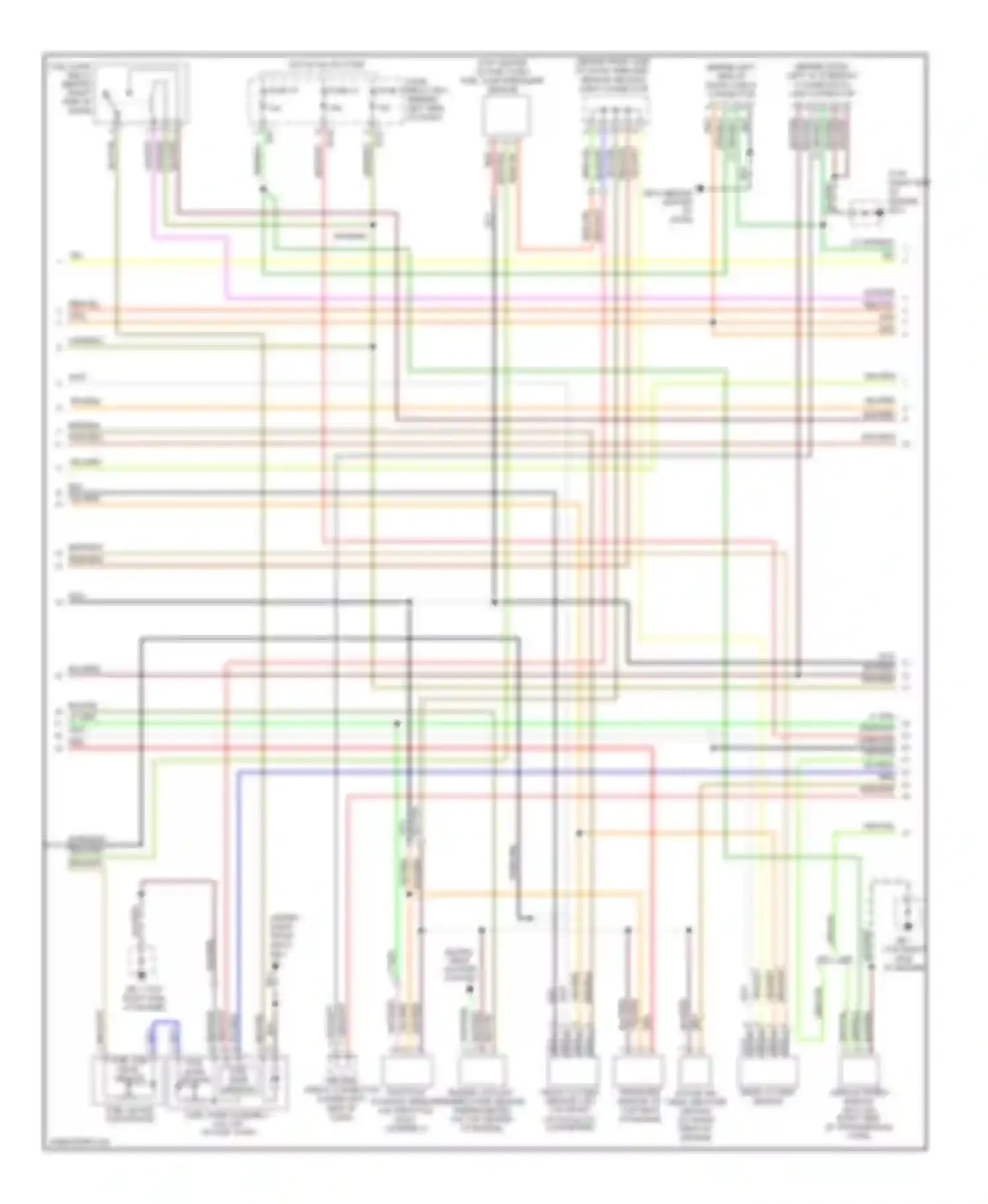 Outback Subaru BP (2003-2006): Wiring diagram engine performance 2.5l (2 of 3)