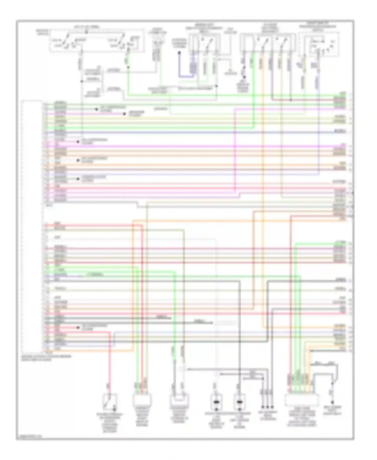 Outback Subaru BP (2003-2006): Wiring diagram engine performance 3.0l (1 of 4)