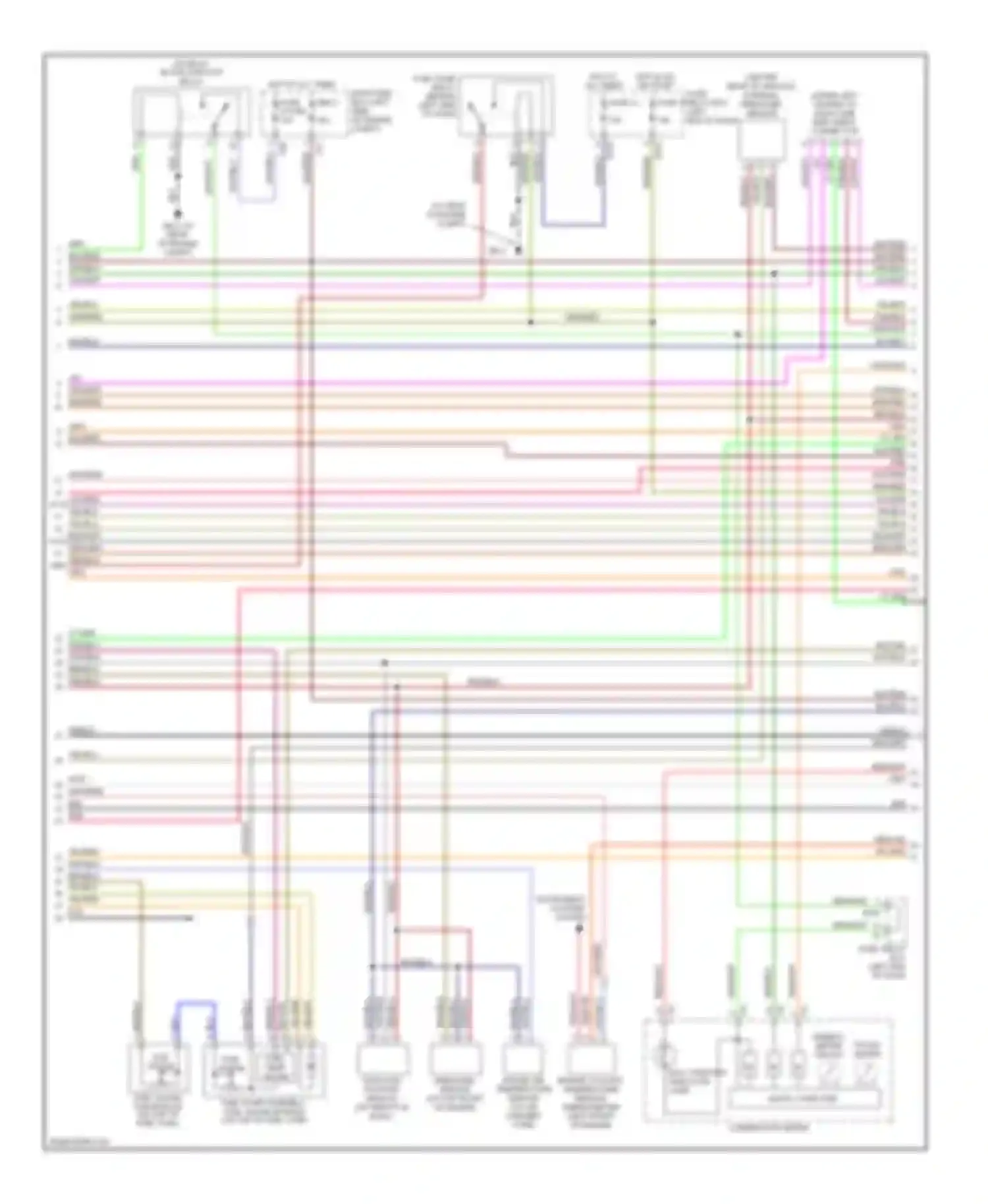 Outback Subaru BP (2003-2006): Wiring diagram engine performance 3.0l (2 of 4)