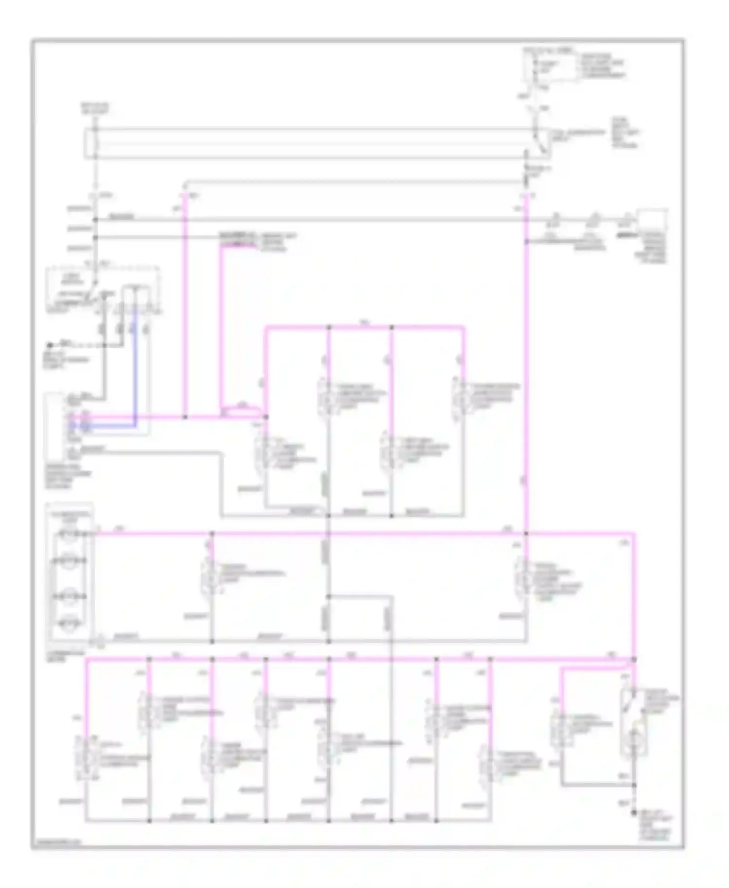 Outback Subaru BP (2003-2006): Instrument illumination circuit