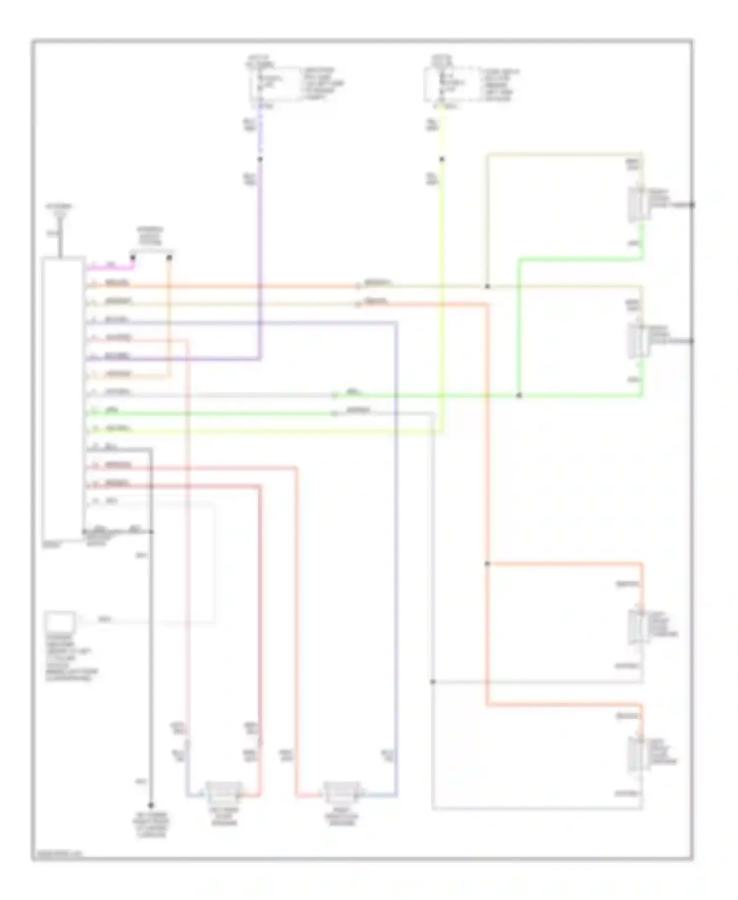 Outback Subaru BP (2003-2006): Radio circuit
