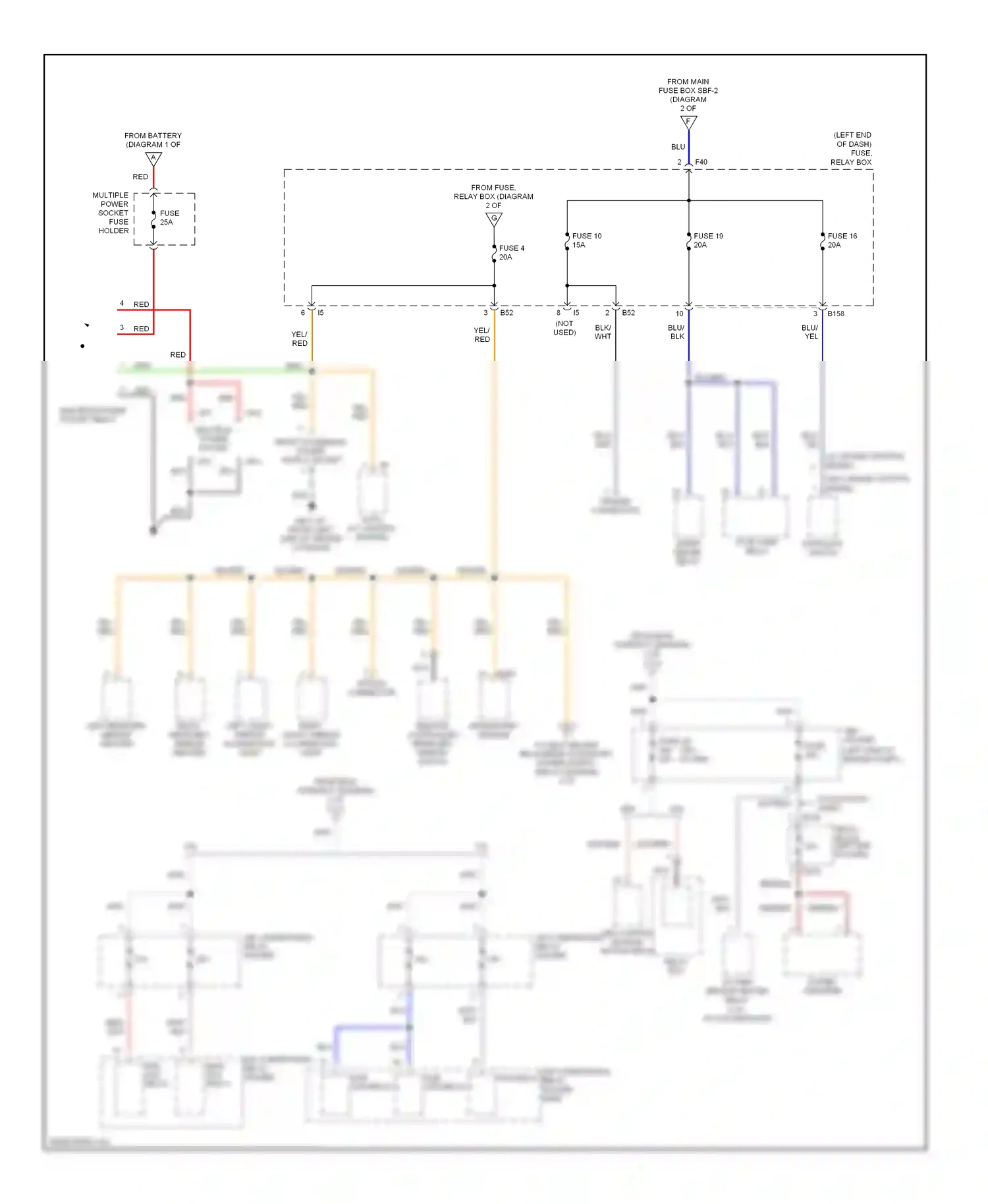 Wiring diagram abs vdc for Subaru Outback BP (2003-2006) (2 of 2)