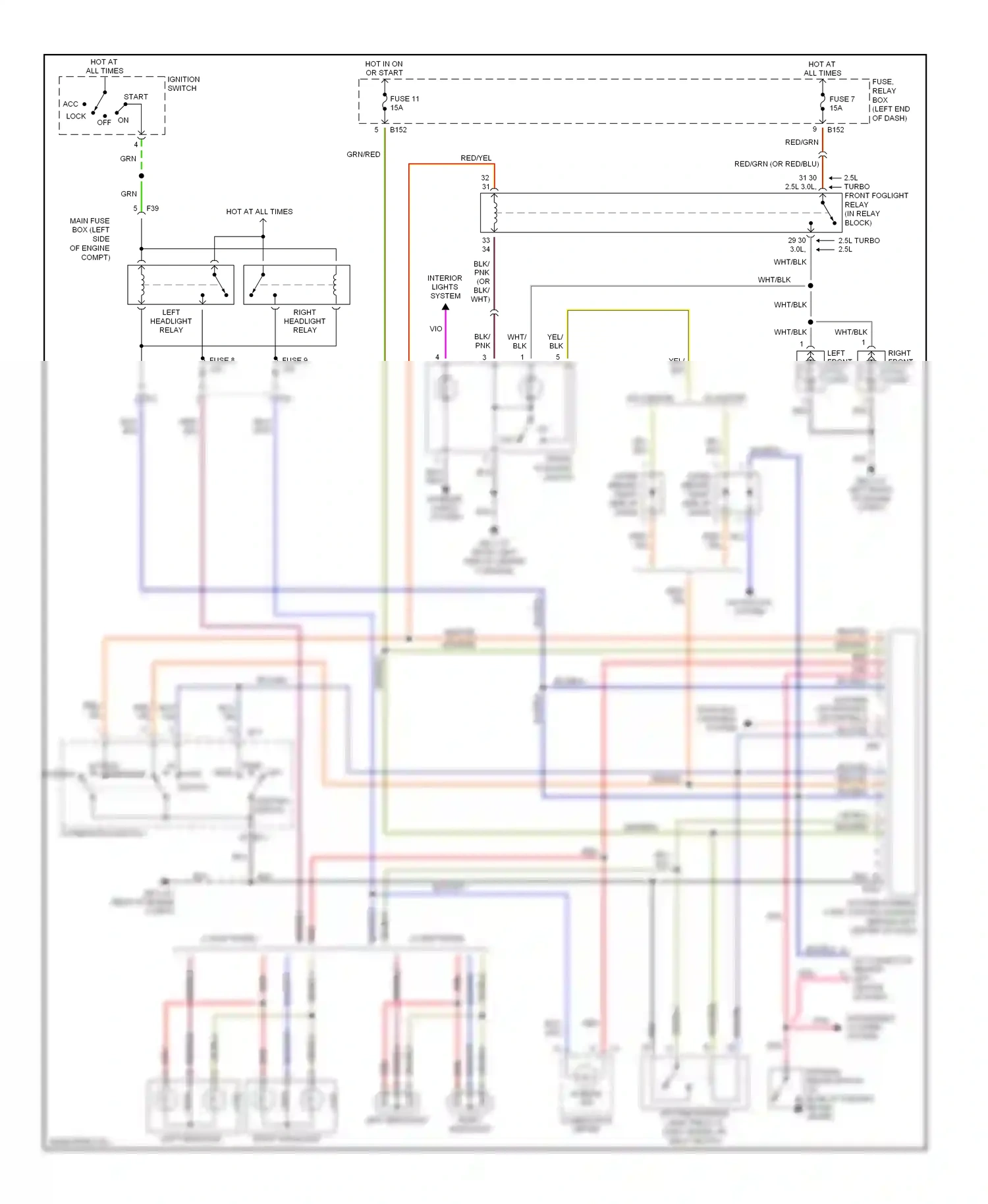 Wiring diagram blk for Subaru Outback BP (2003-2006) (83 of 111)