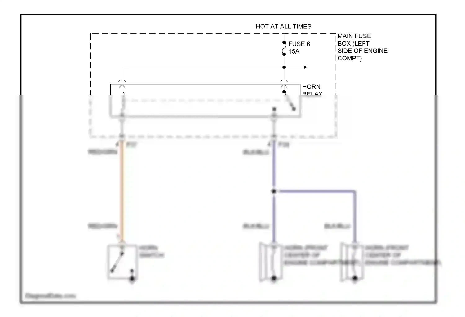 Wiring diagram blk/blu for Subaru Outback BP (2003-2006) (19 of 49)