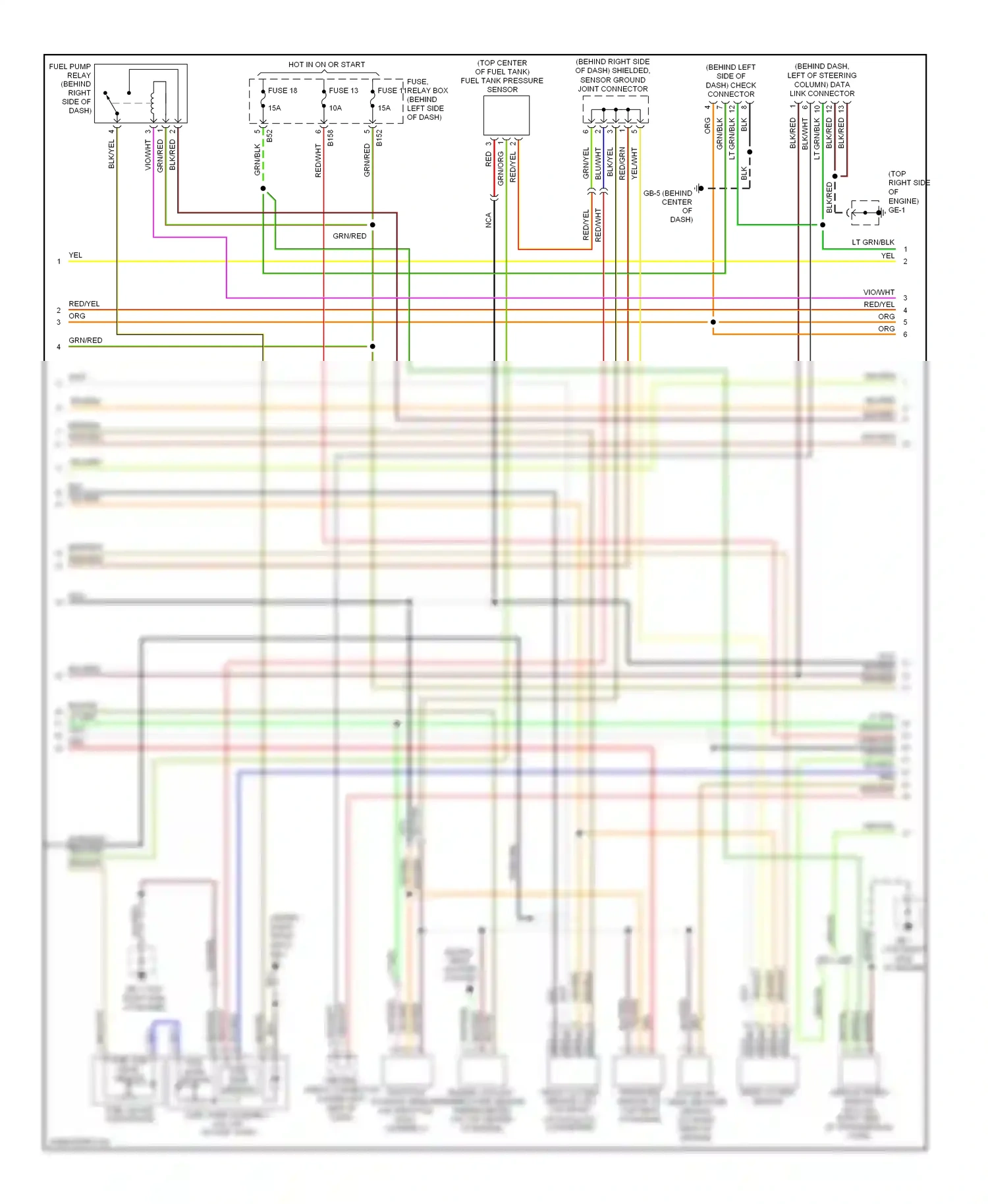 Wiring diagram blu/blk for Subaru Outback BP (2003-2006) (7 of 42)