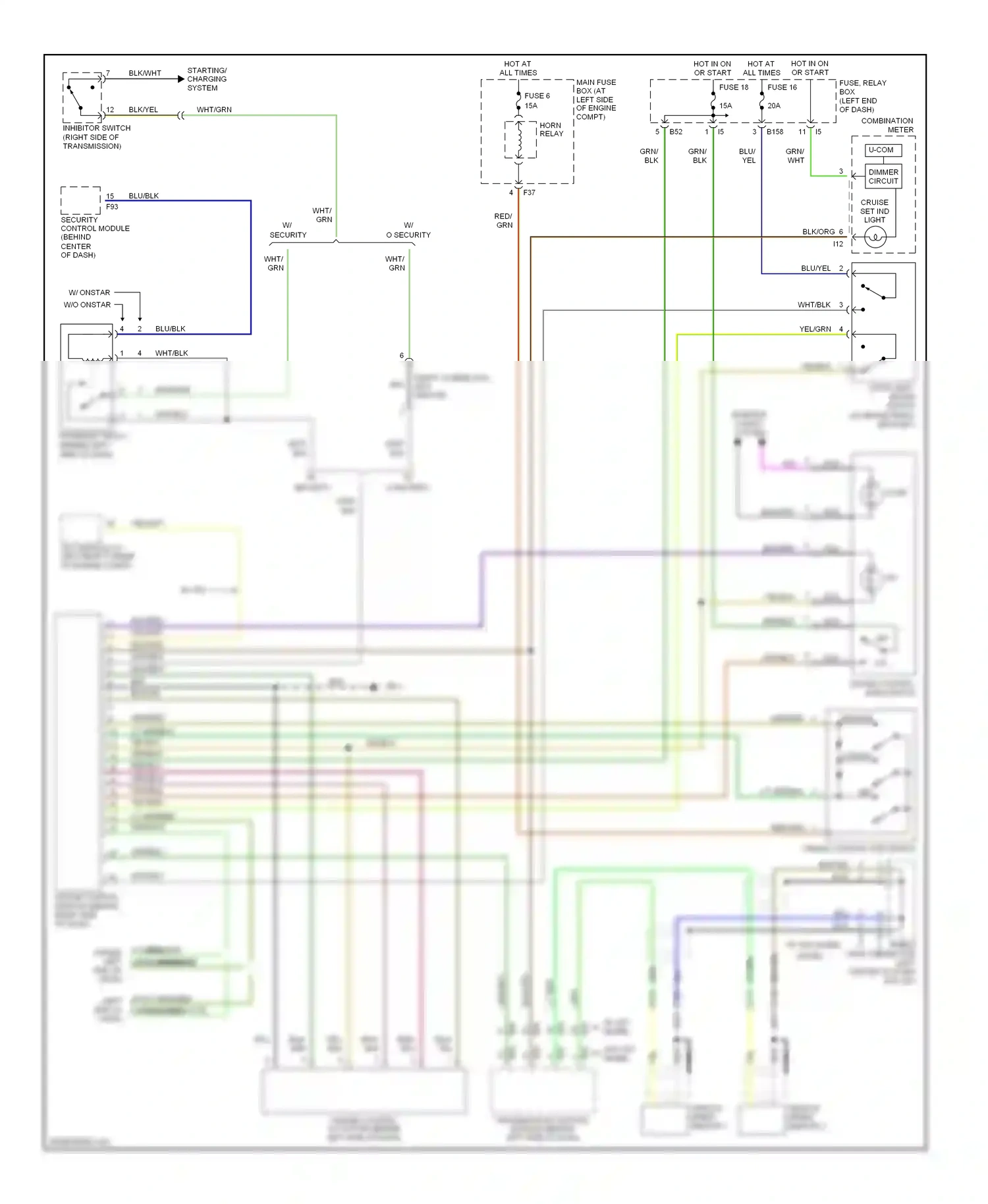 Wiring diagram blu/red for Subaru Outback BP (2003-2006) (36 of 57)