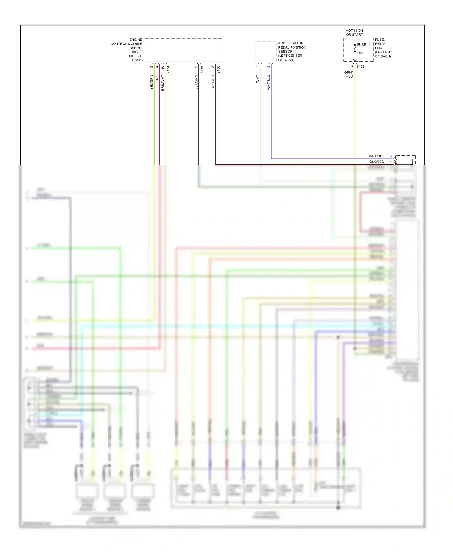 Wiring diagram blu/red for Subaru Outback BP (2003-2006) (41 of 57)