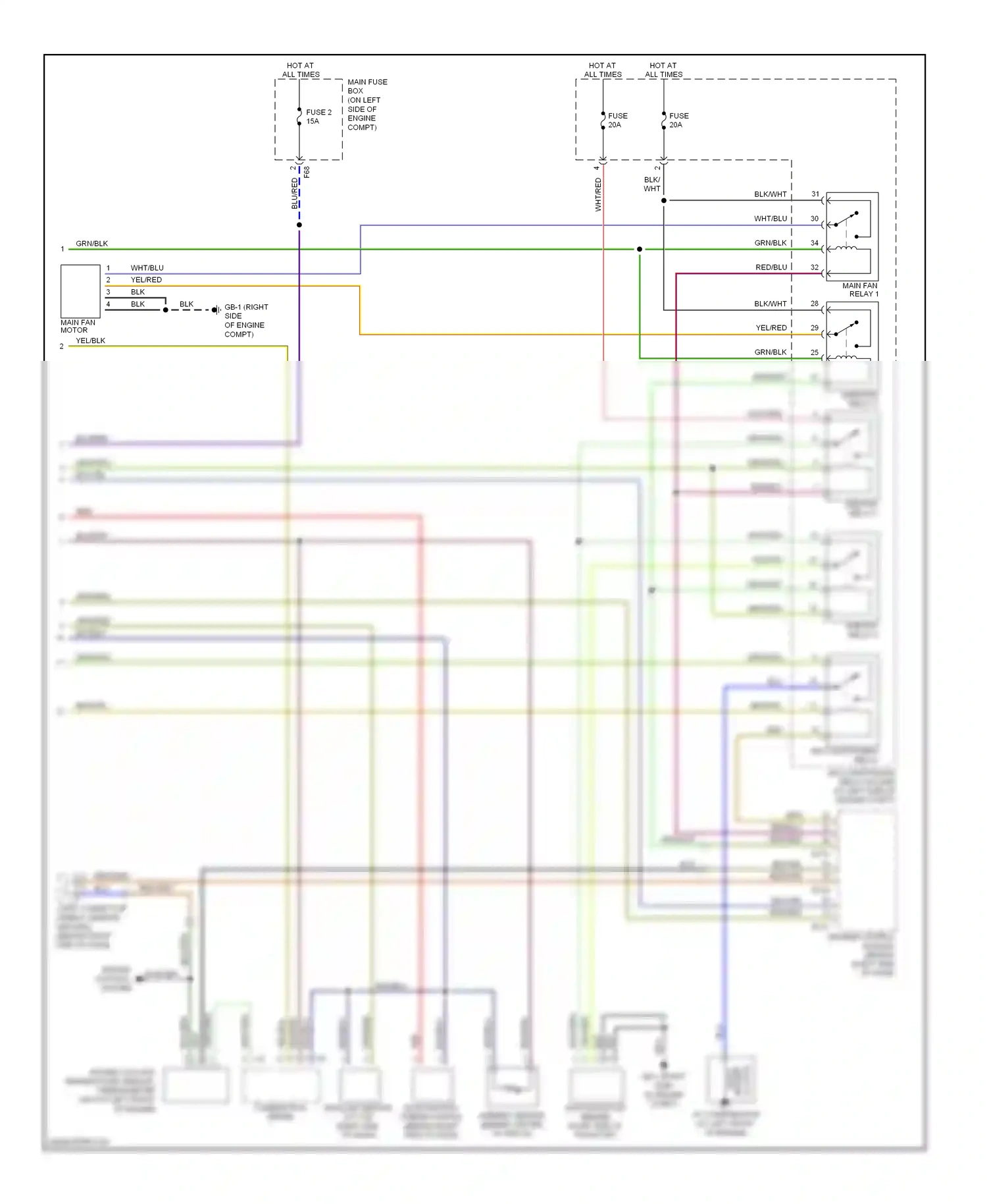 Wiring diagram fuse 2 for Subaru Outback BP (2003-2006) (1 of 11)