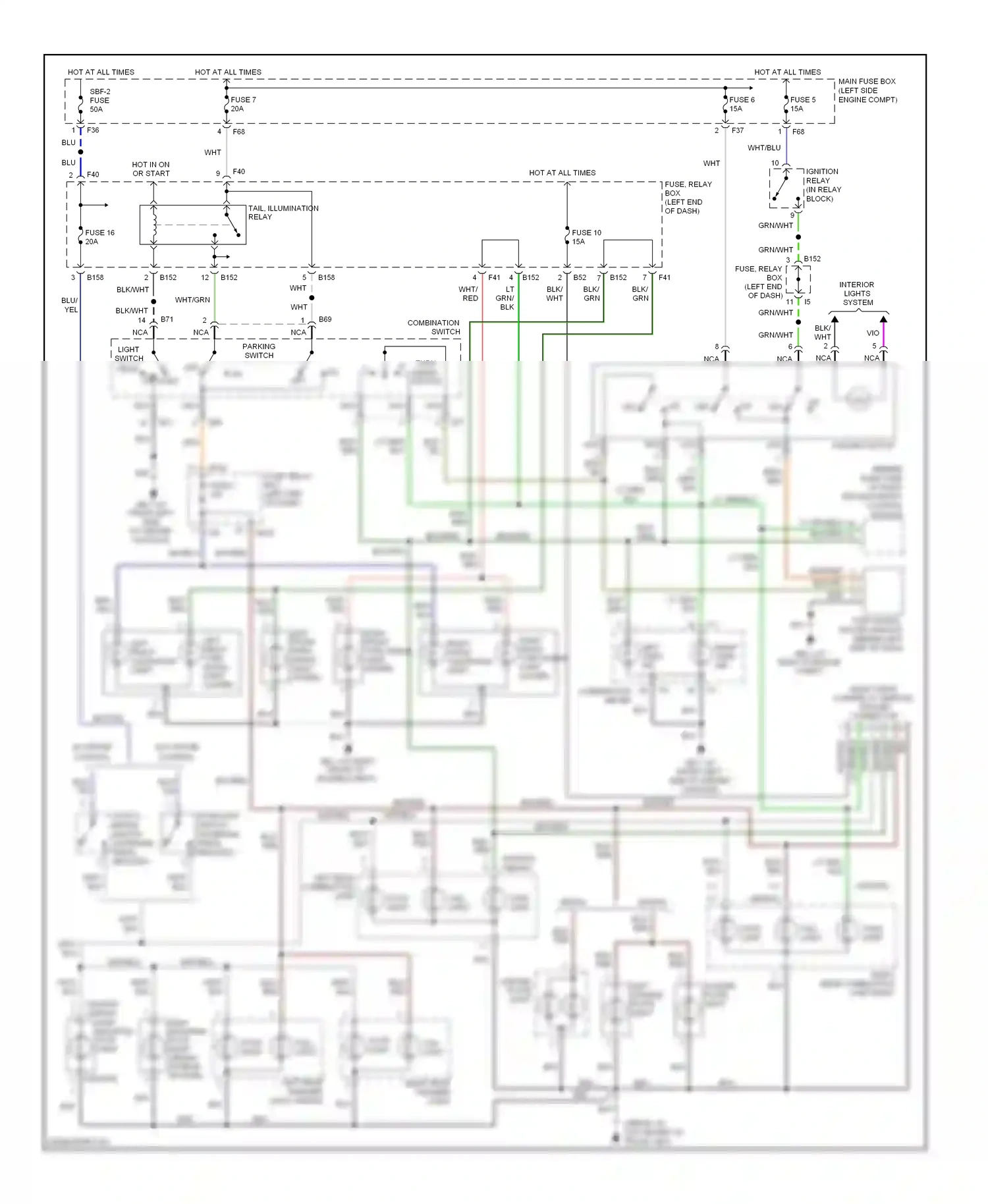 Wiring diagram fuse 5 for Subaru Outback BP (2003-2006) (3 of 10)