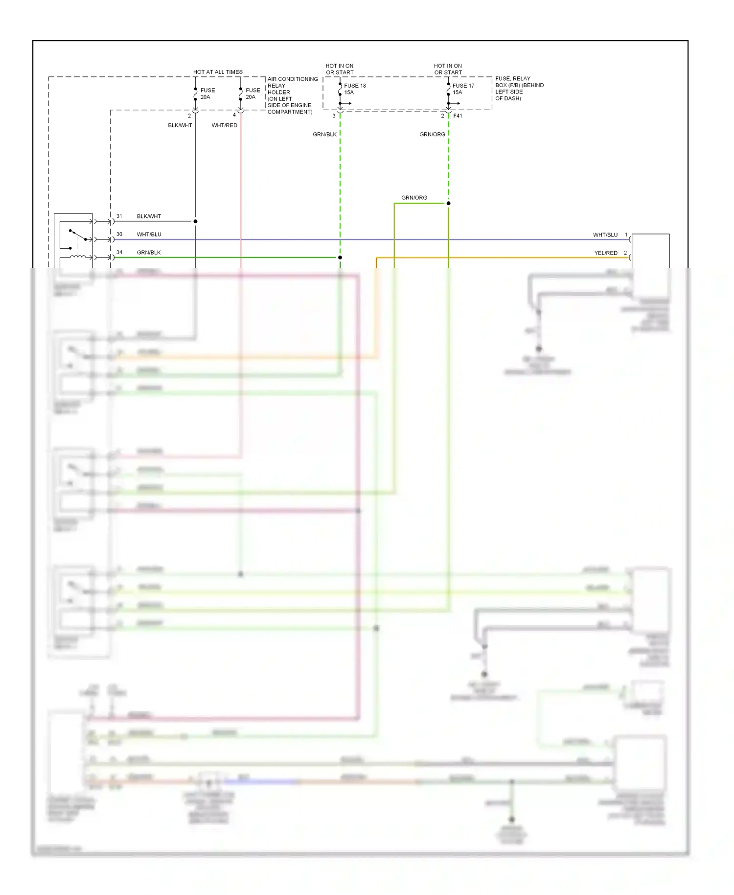 Wiring diagram grn/blk for Subaru Outback BP (2003-2006) (2 of 64)