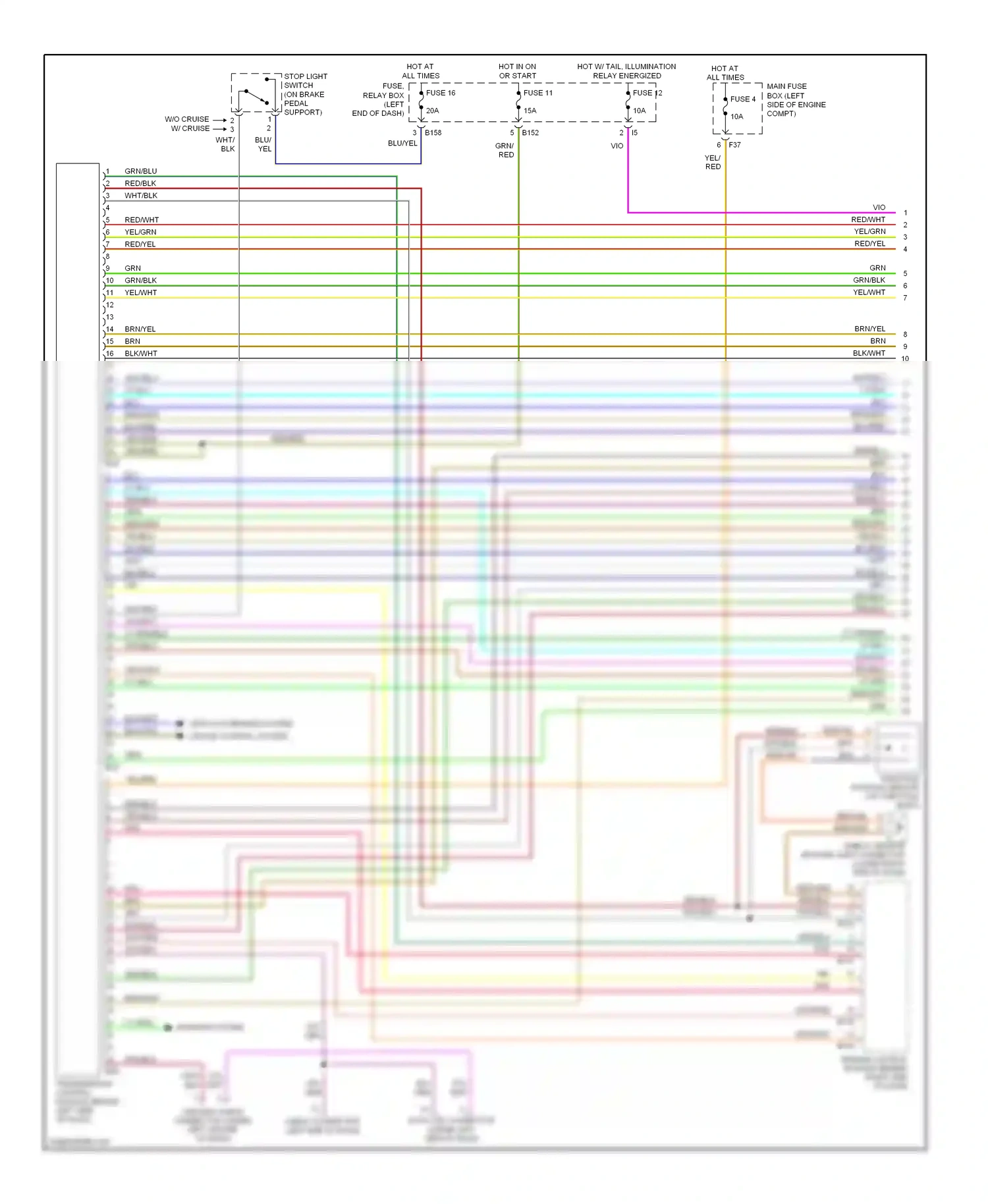Wiring diagram lt blu for Subaru Outback BP (2003-2006) (12 of 14)