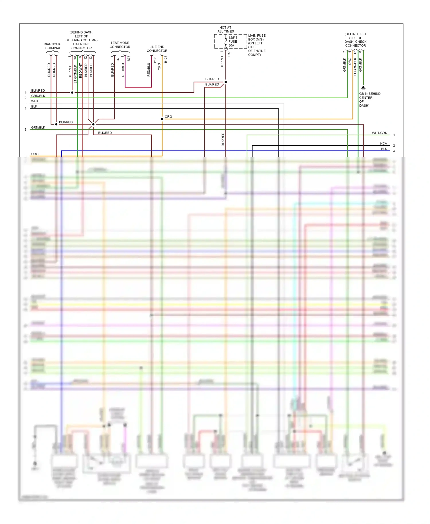 Wiring diagram lt blu for Subaru Outback BP (2003-2006) (5 of 14)