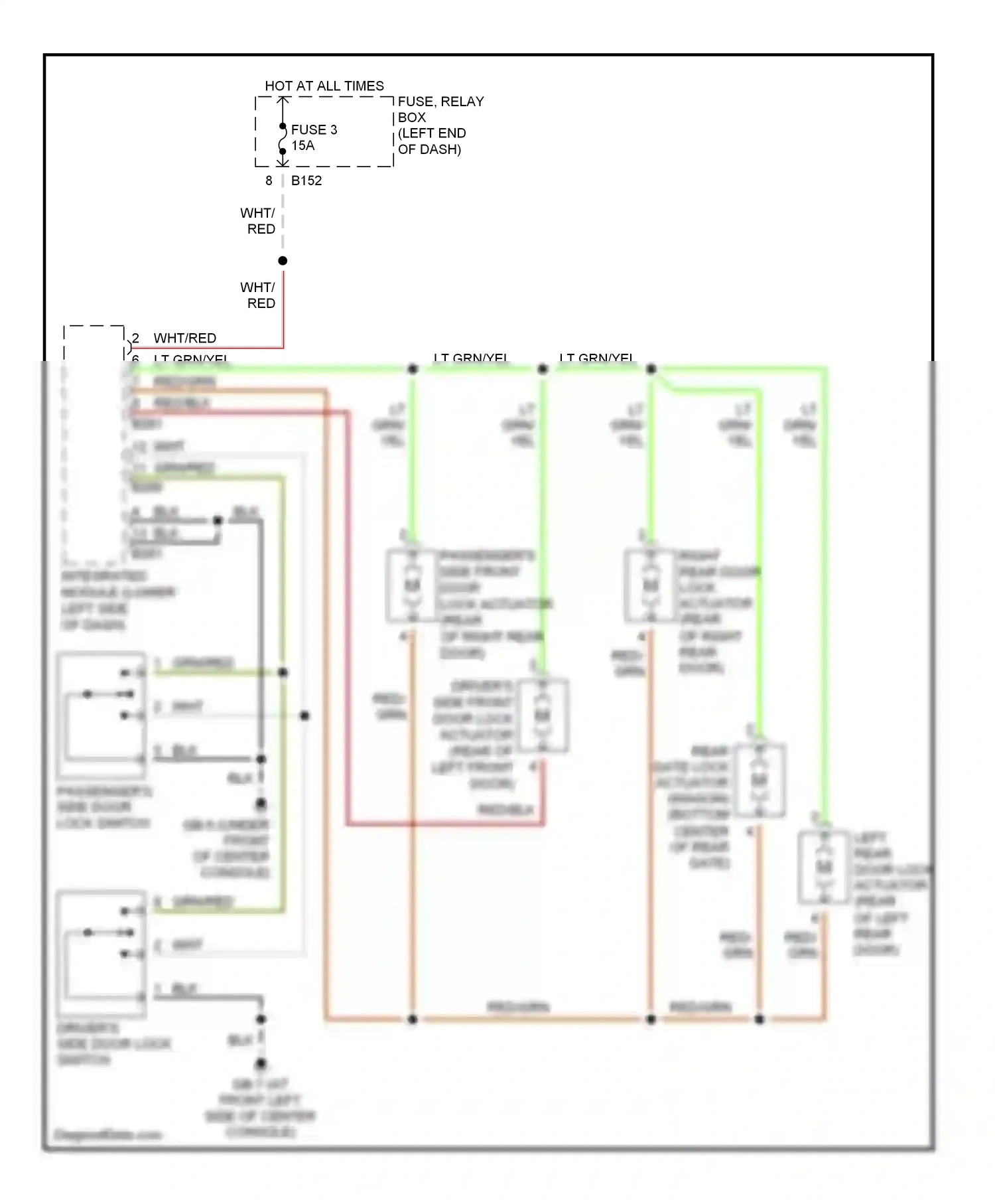 Wiring diagram red for Subaru Outback BP (2003-2006) (75 of 89)