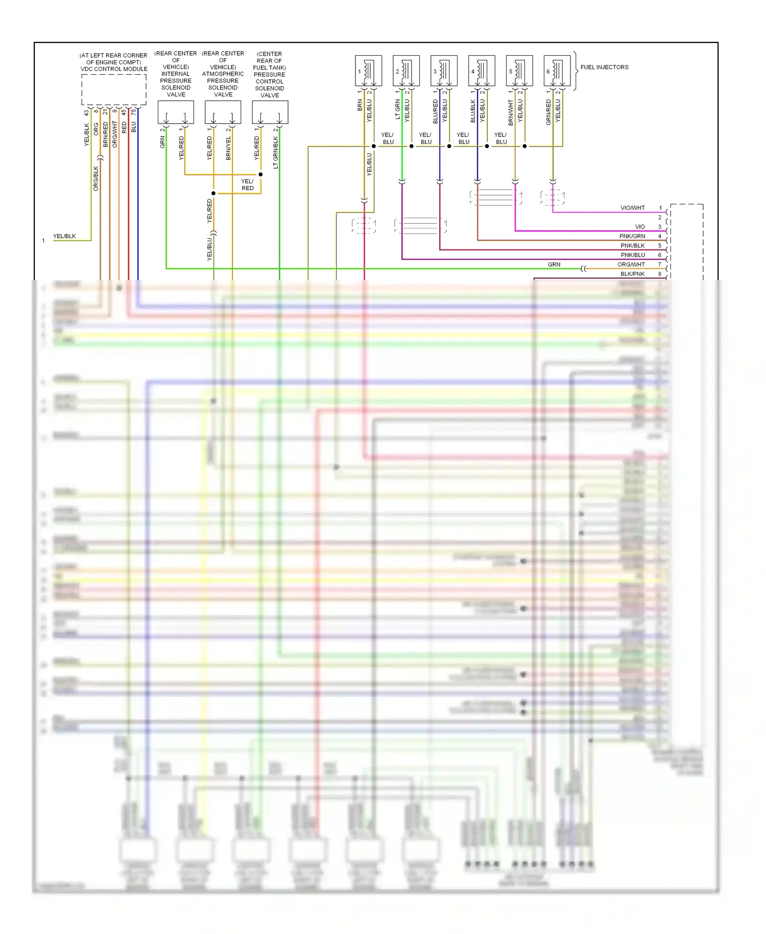 Wiring diagram red for Subaru Outback BP (2003-2006) (70 of 89)