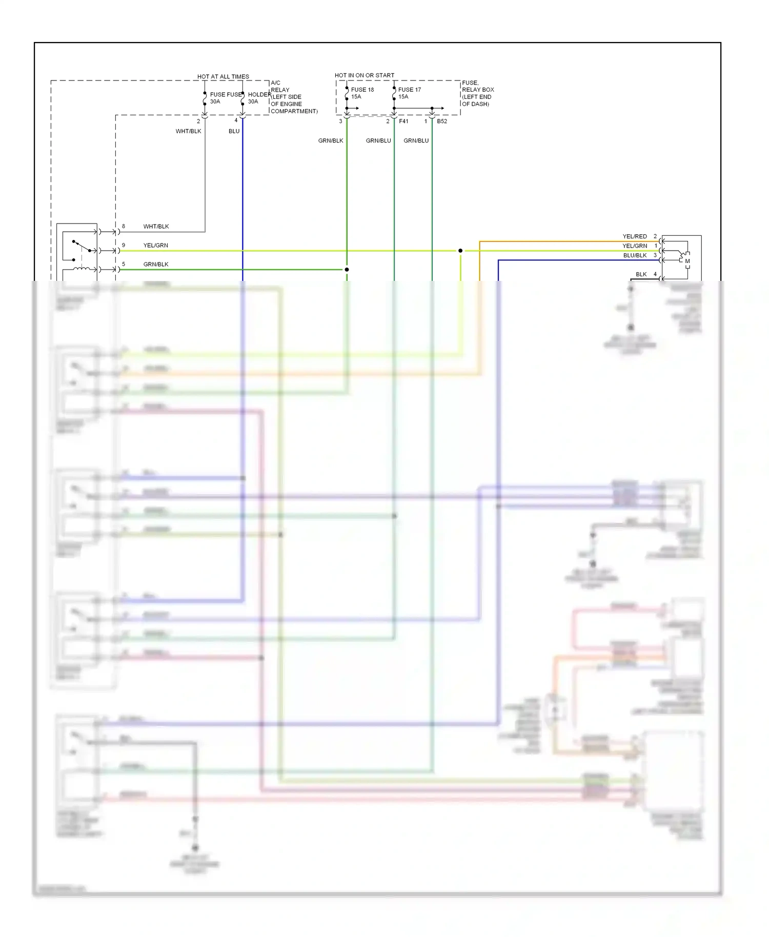 Wiring diagram red/blu for Subaru Outback BP (2003-2006) (34 of 56)