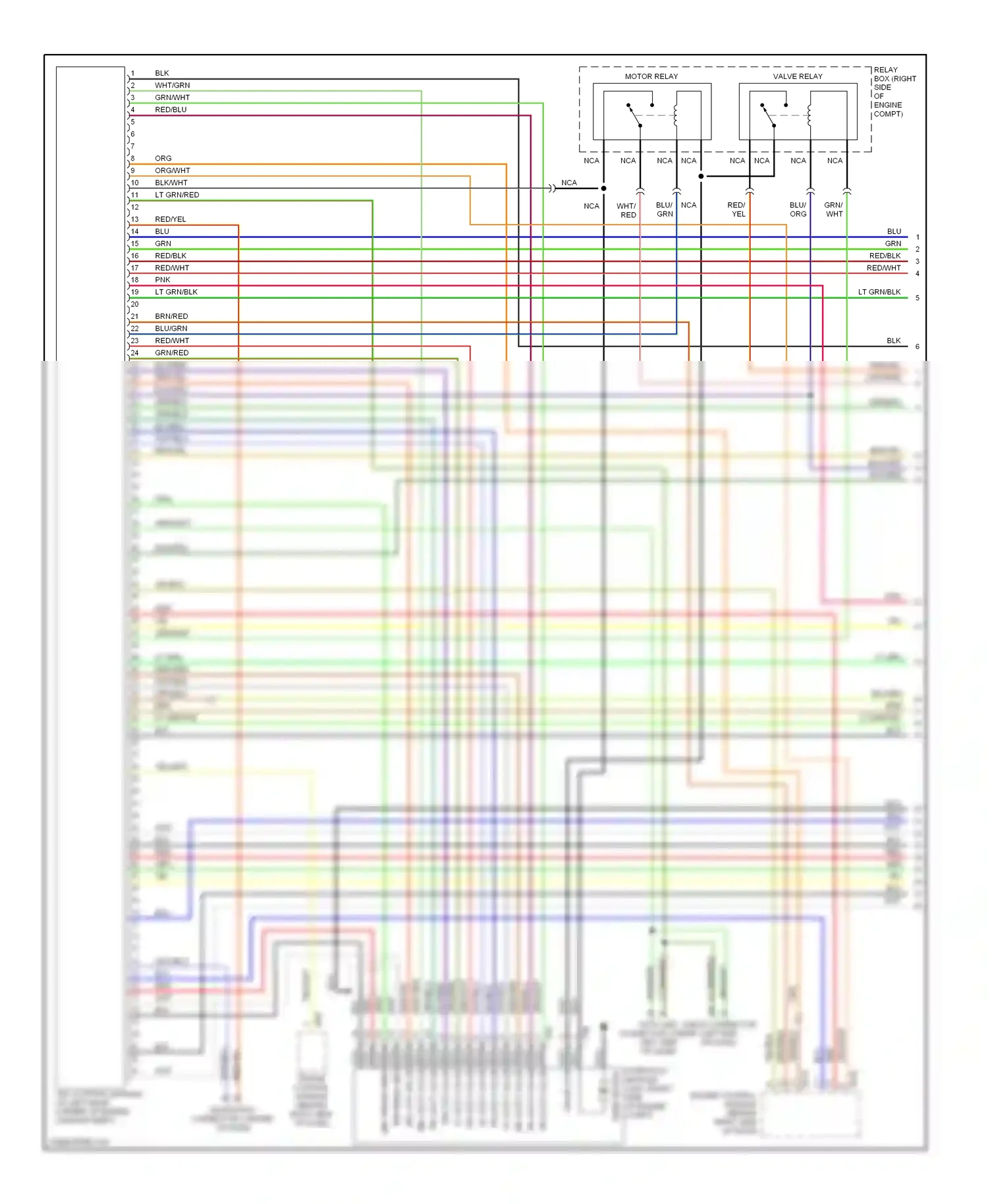 Wiring diagram sec press sens for Subaru Outback BP (2003-2006) (1 of 1)