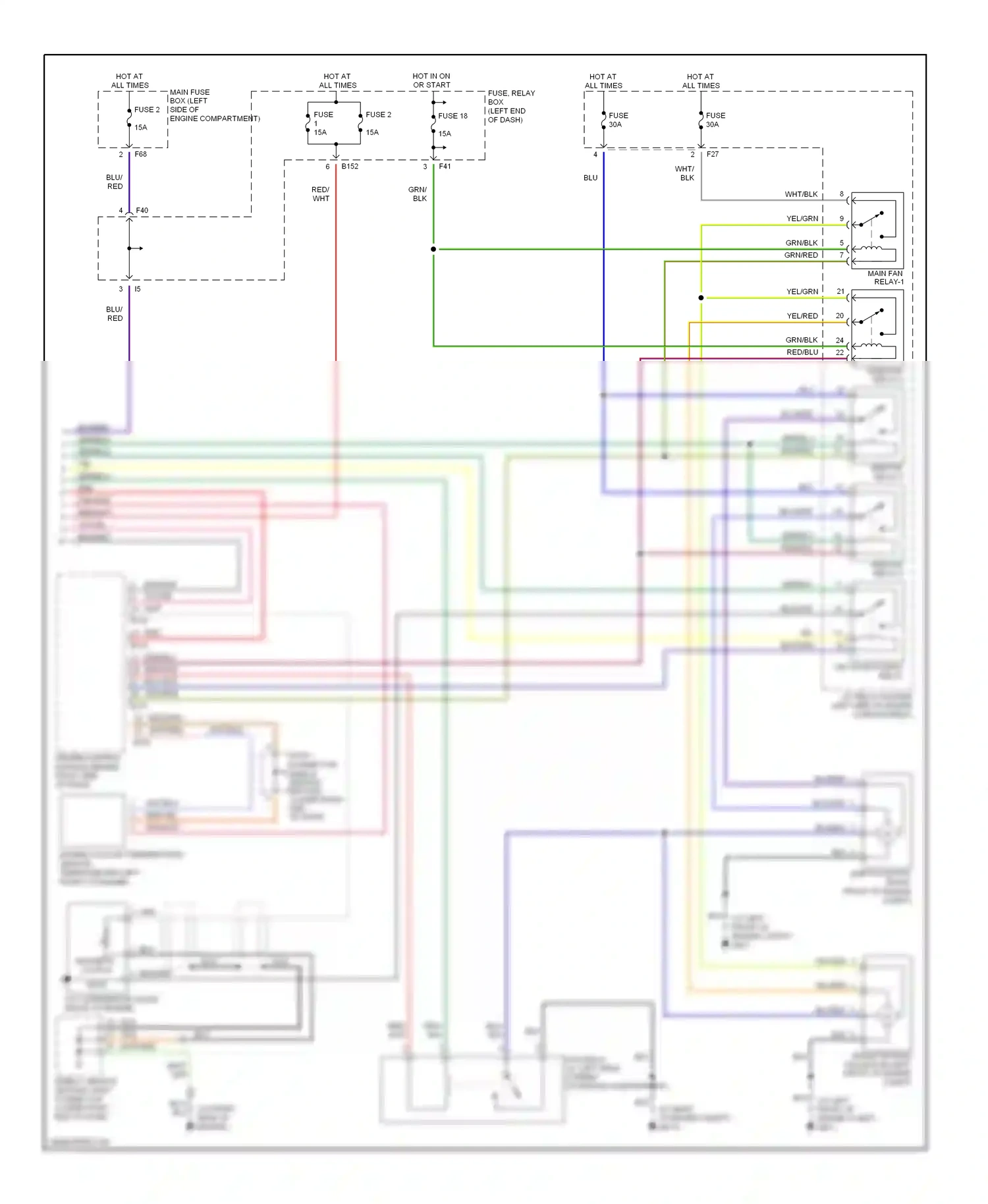 Subaru Outback BP (2003-2006) shield, sensor ground joint connector (lower right end of dash) wiring diagram  (8 of 10)