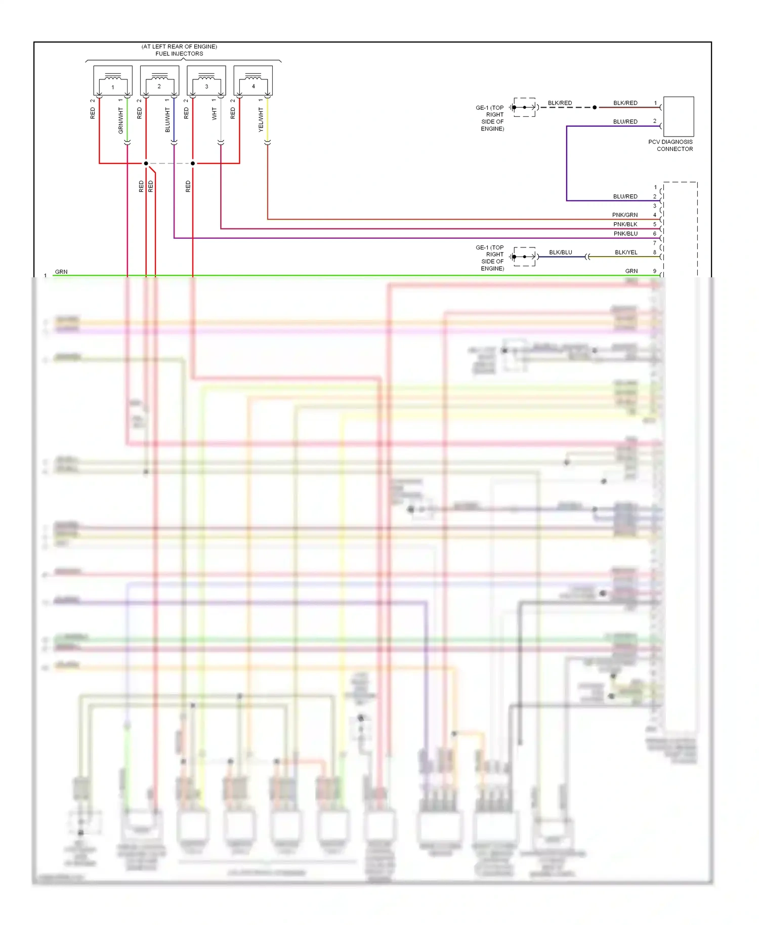 Subaru Outback BP (2003-2006) shielded wiring diagram  (2 of 8)
