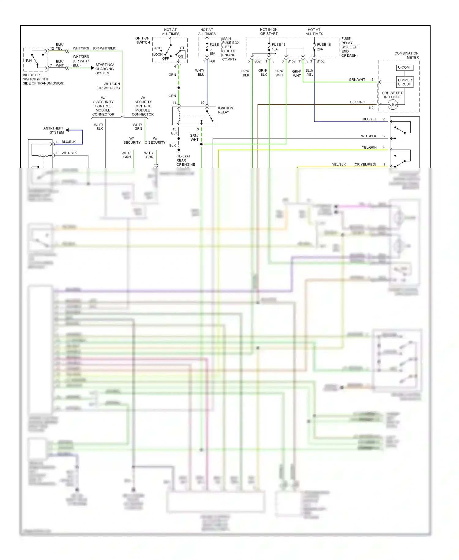 Wiring diagram vio for Subaru Outback BP (2003-2006) (23 of 45)