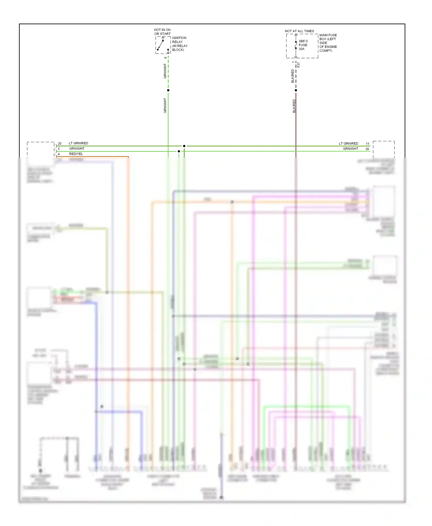Wiring diagram vio/wht for Subaru Outback BP (2003-2006) (12 of 25)