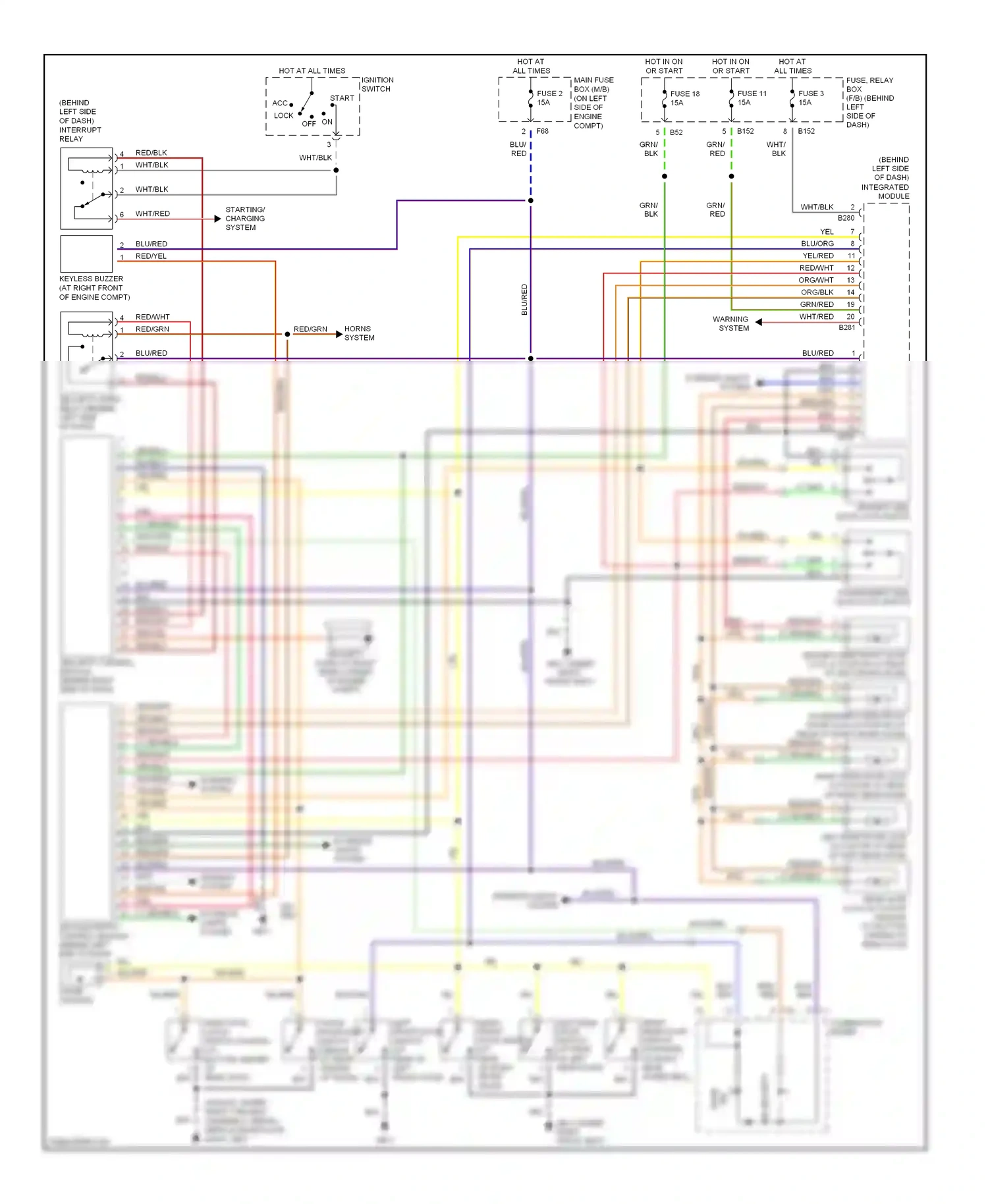 Wiring diagram yel for Subaru Outback BP (2003-2006) (6 of 75)