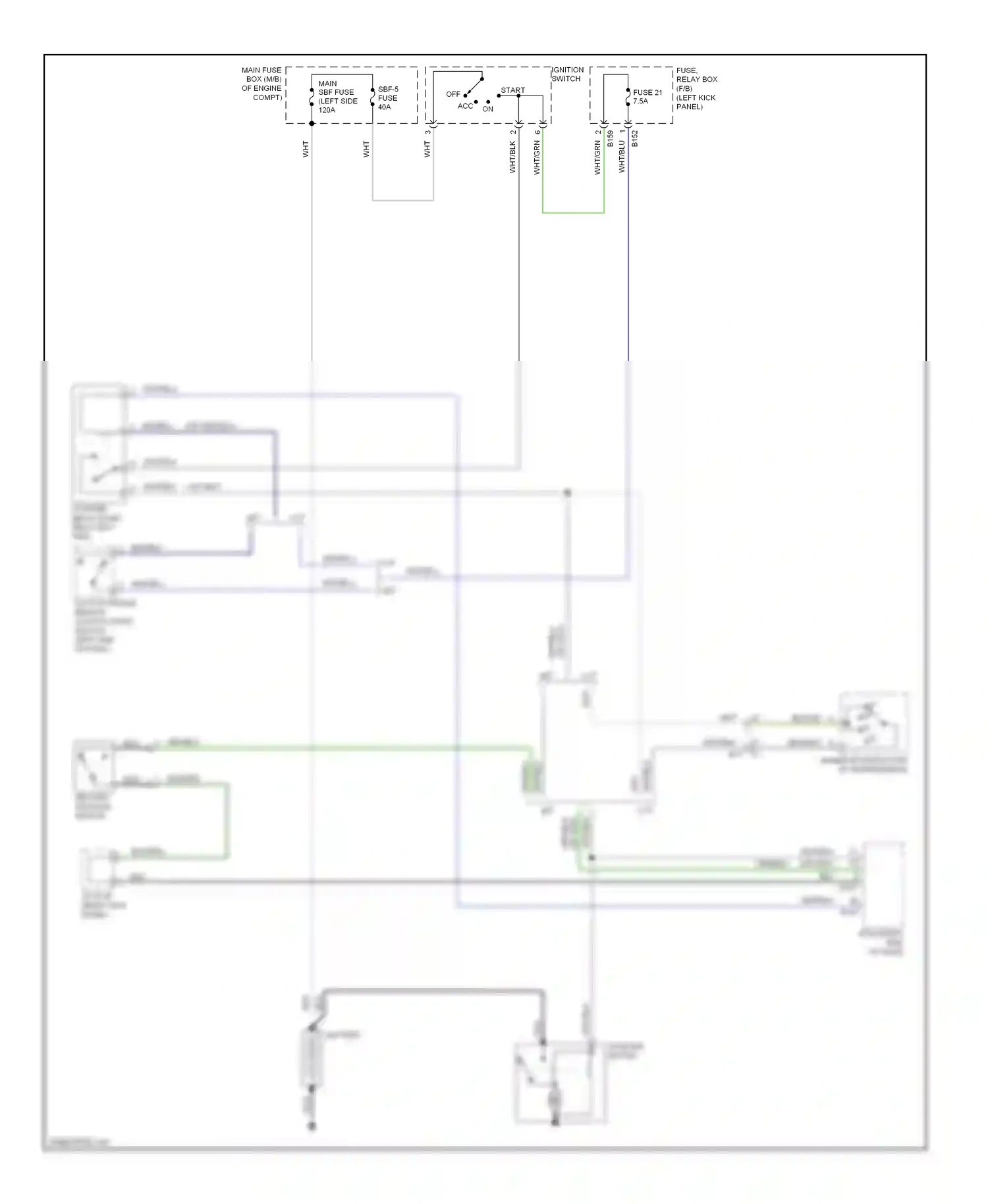 Wiring diagram blk/blu for Subaru Outback BR facelift (2012-2014) (32 of 40)