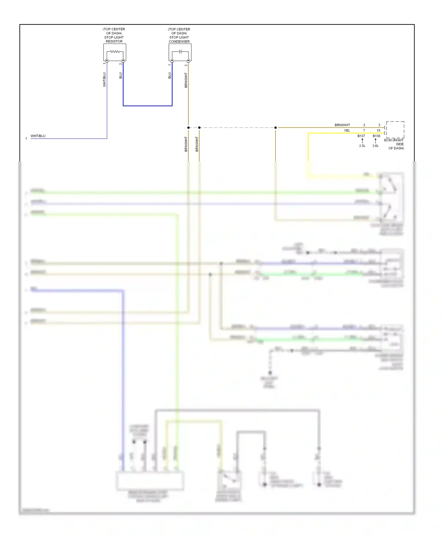 Wiring diagram blu for Subaru Outback BR facelift (2012-2014) (123 of 132)