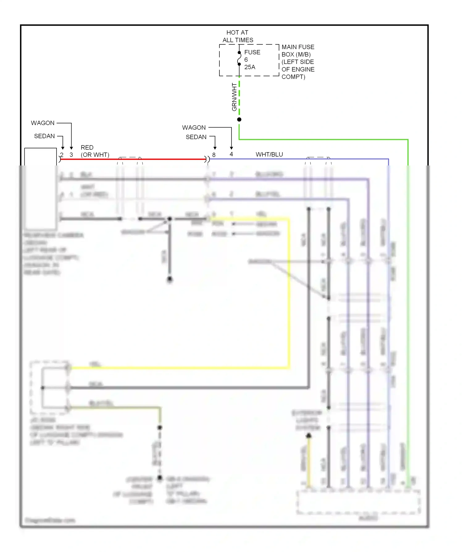 Wiring diagram brn/yel for Subaru Outback BR facelift (2012-2014) (18 of 20)