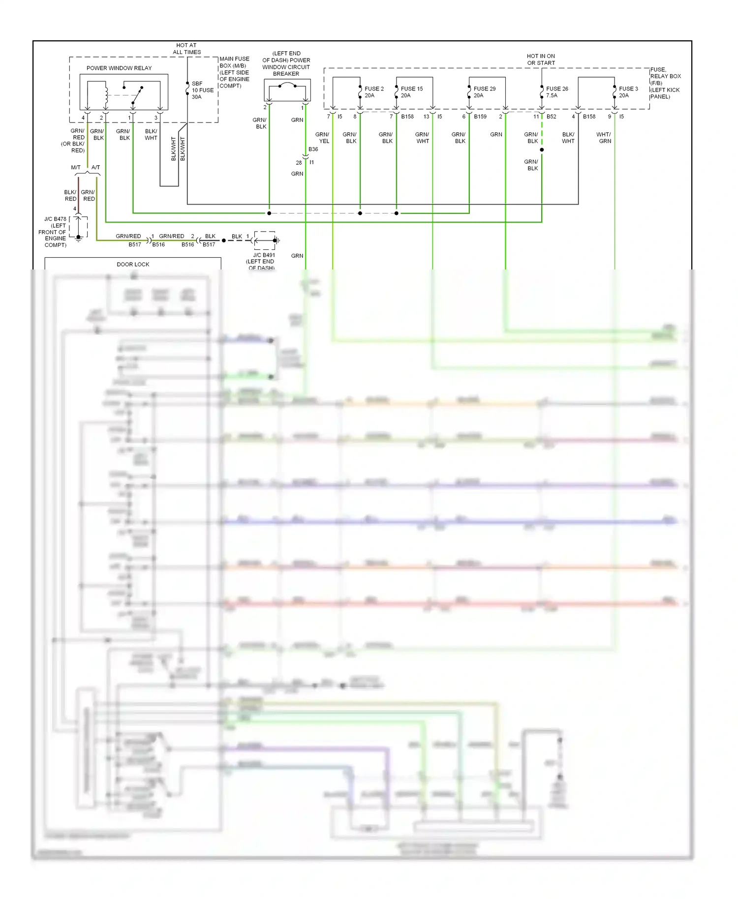 Wiring diagram grn for Subaru Outback BR facelift (2012-2014) (89 of 95)