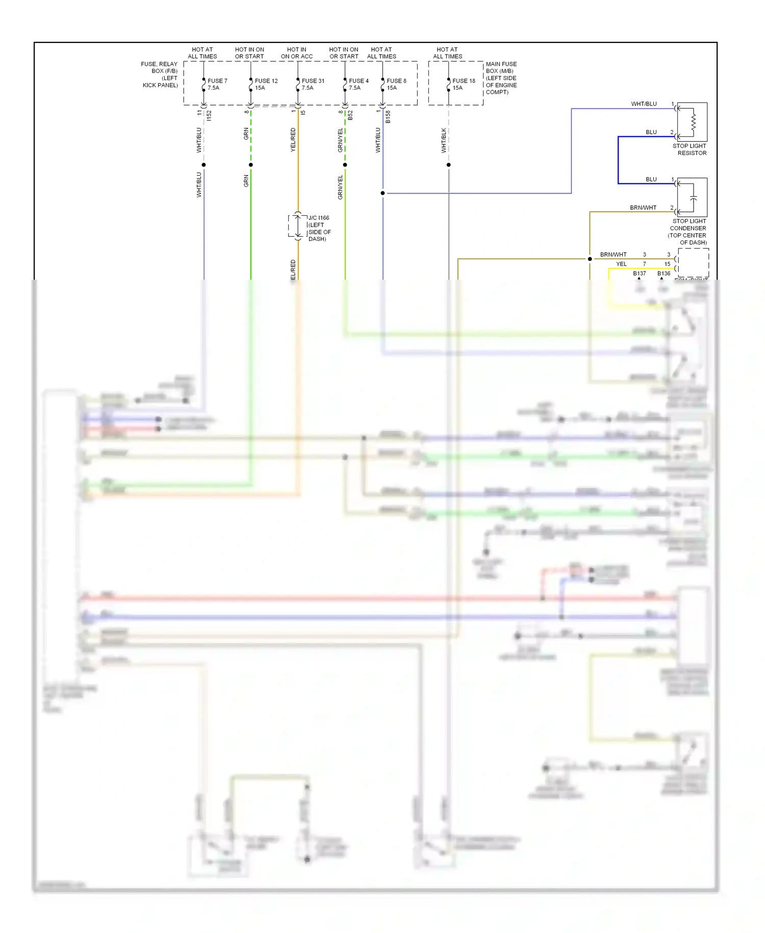 Subaru Outback BR facelift (2012-2014) lock wiring diagram  (21 of 21)