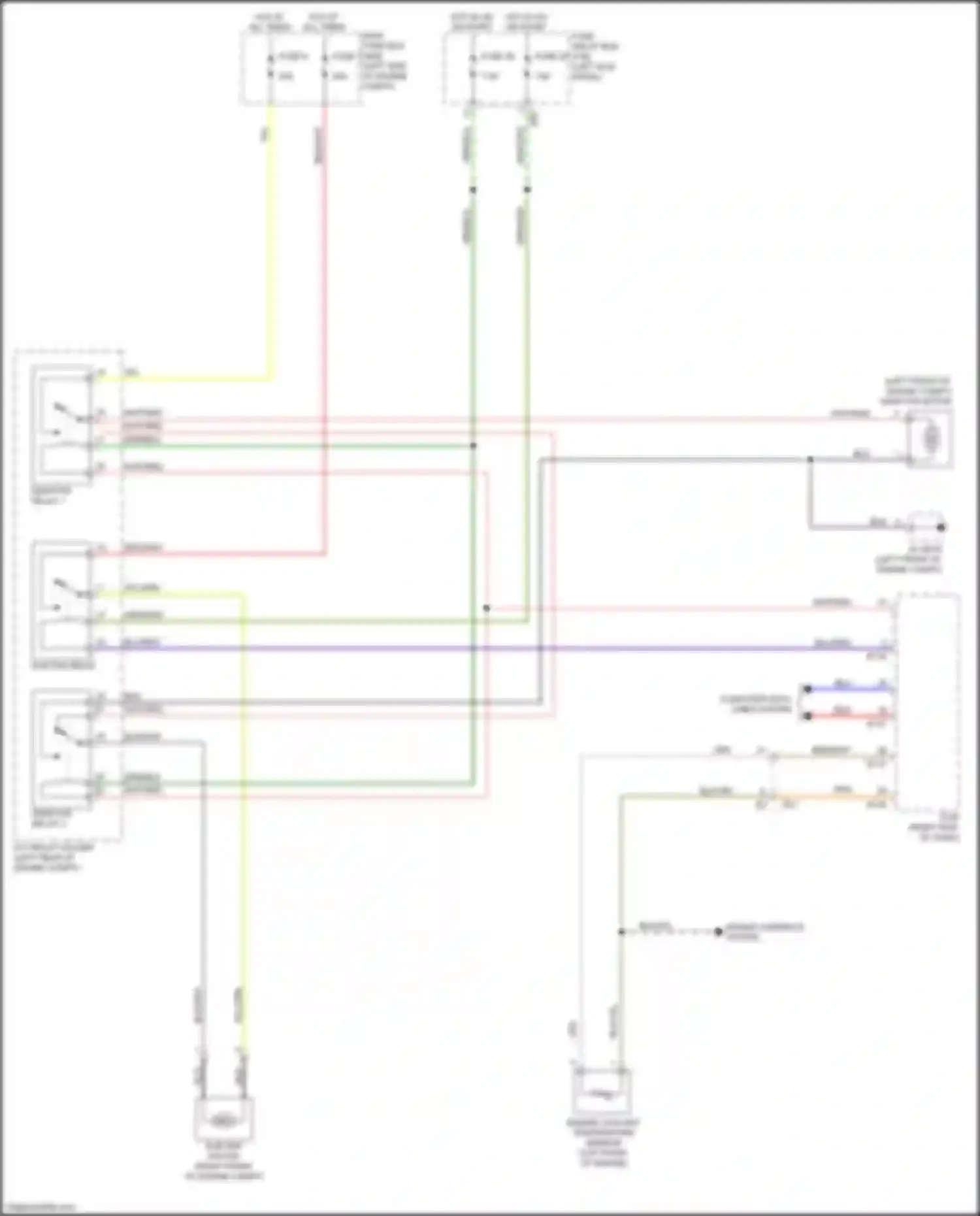 Outback Subaru BR facelift (2012-2014): 2.5l, cooling fan circuit