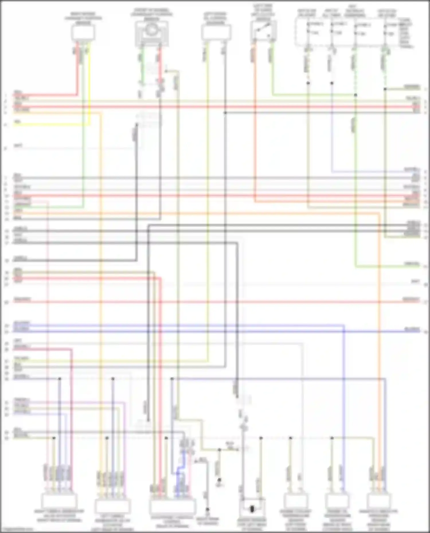 Outback Subaru BR facelift (2012-2014): Wiring diagram engine performance 2.5l (2 of 5)