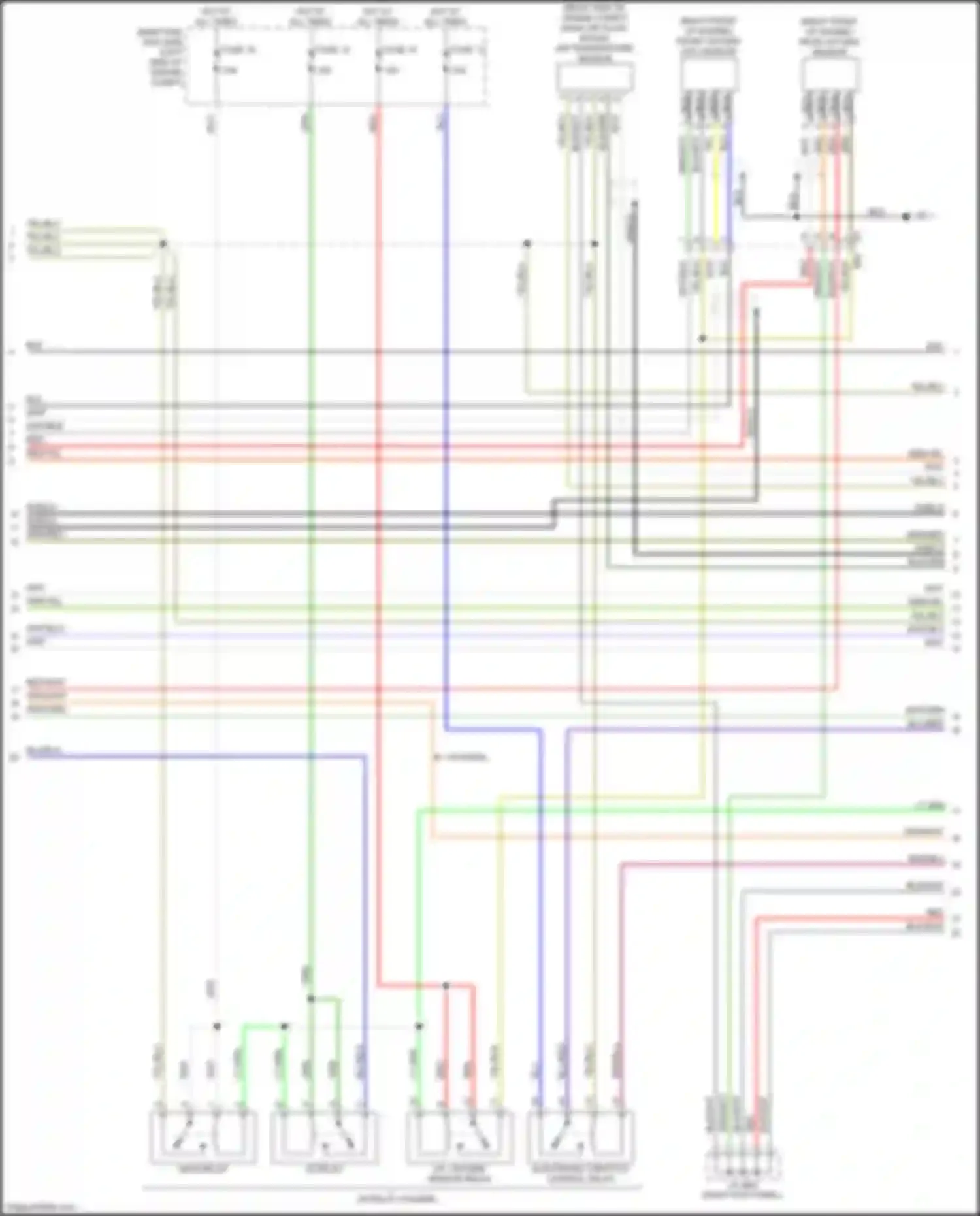 Outback Subaru BR facelift (2012-2014): Wiring diagram engine performance 2.5l (4 of 5)