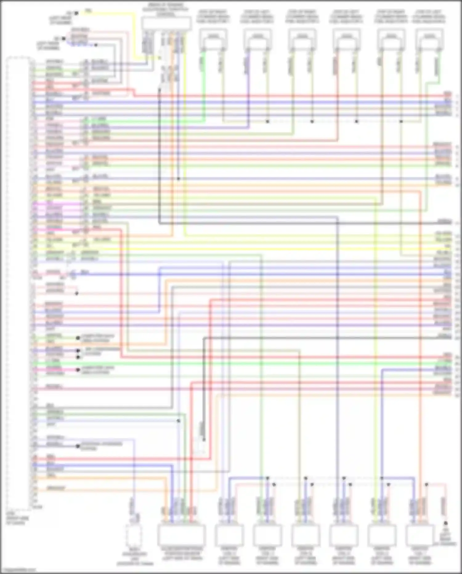 Outback Subaru BR facelift (2012-2014): Wiring diagram engine performance 3.6l (1 of 5)