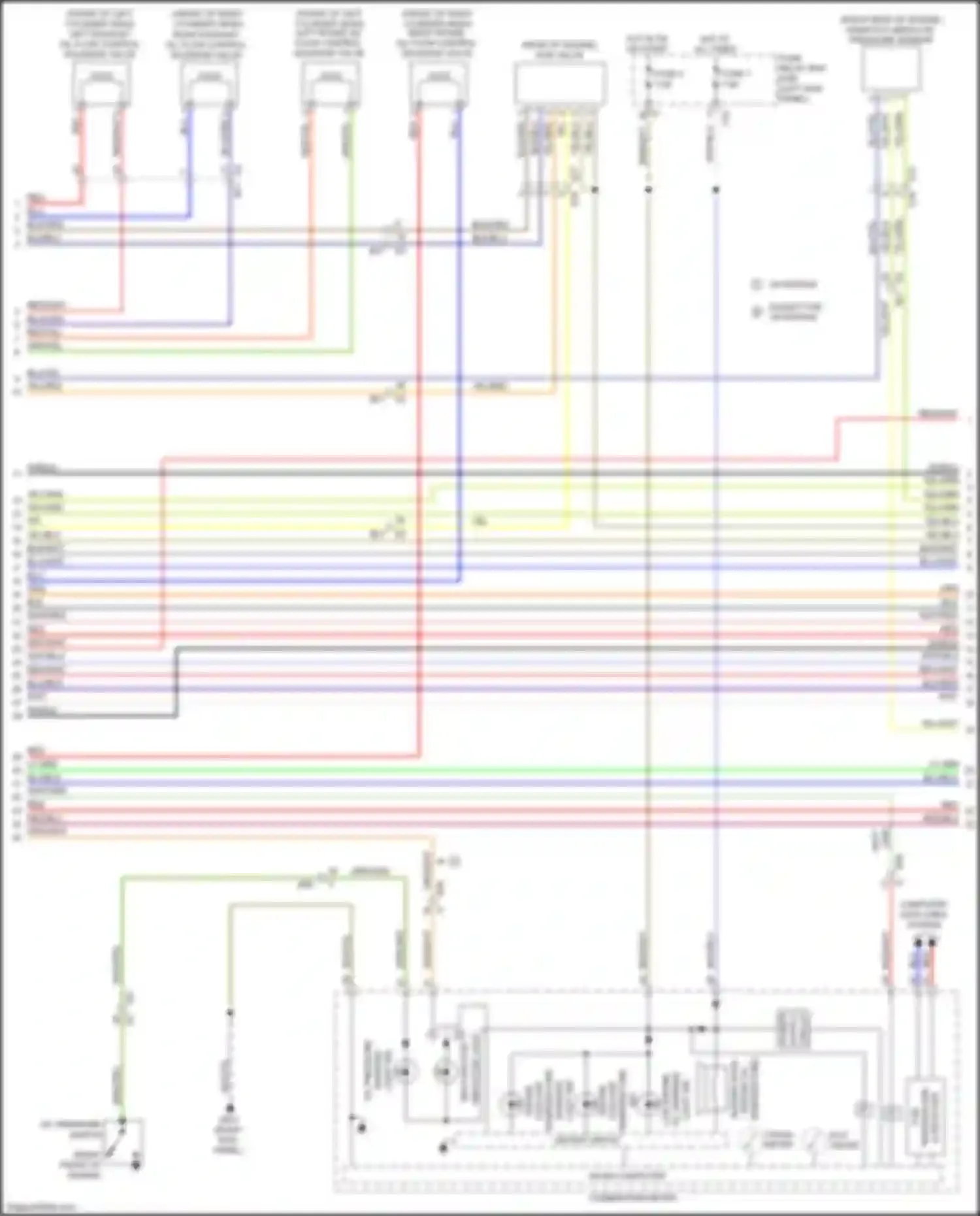 Outback Subaru BR facelift (2012-2014): Wiring diagram engine performance 3.6l (2 of 5)