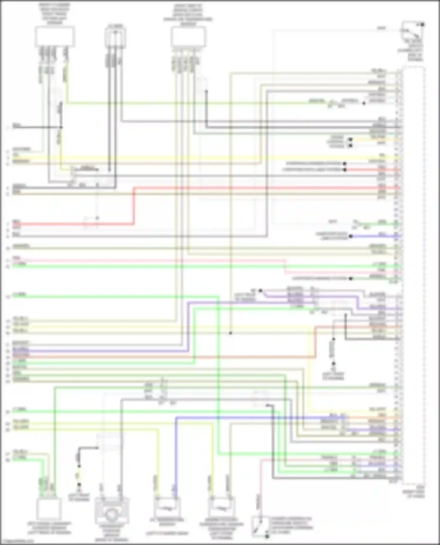 Outback Subaru BR facelift (2012-2014): Wiring diagram engine performance 3.6l (5 of 5)