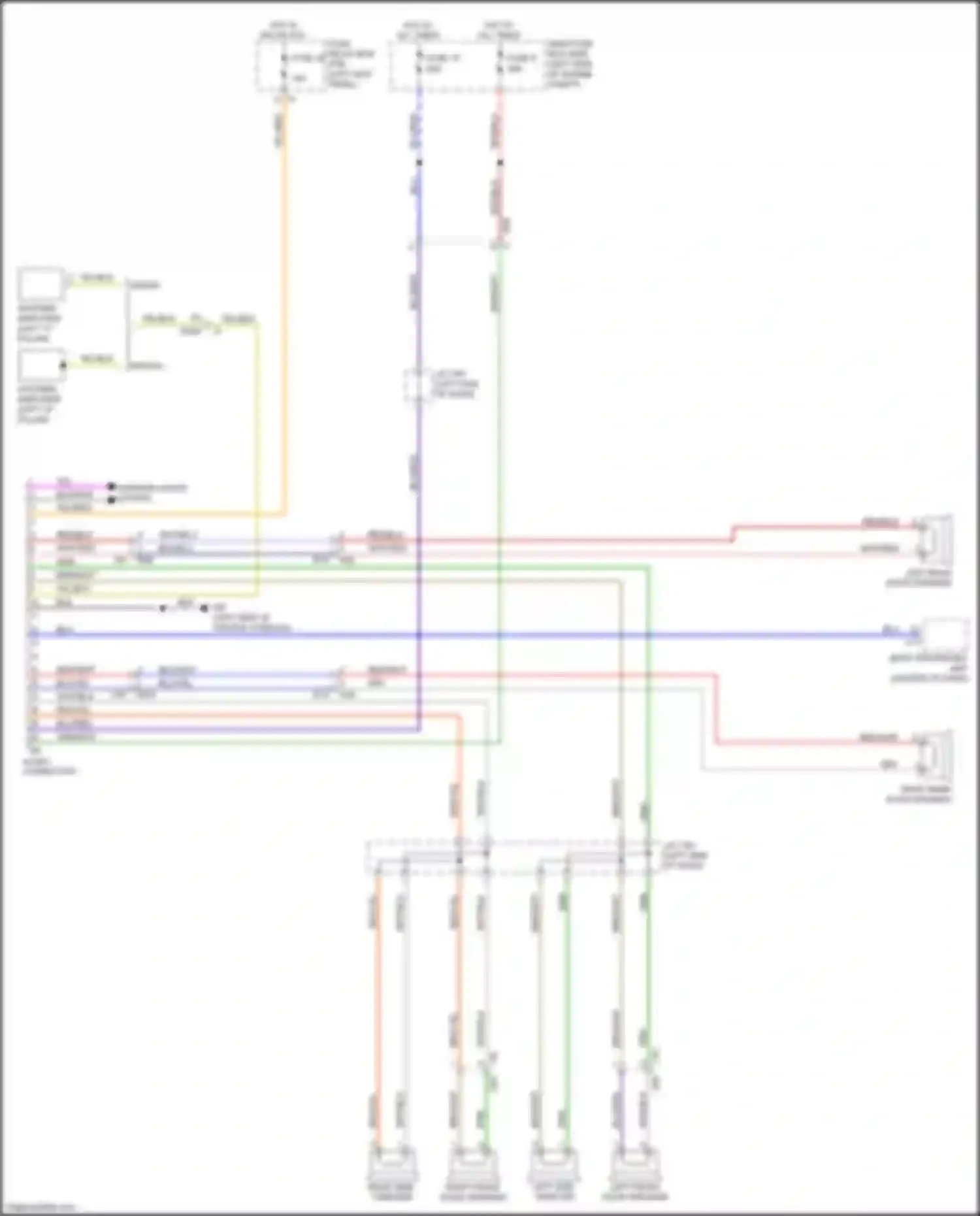 Outback Subaru BR facelift (2012-2014): Radio provision circuit
